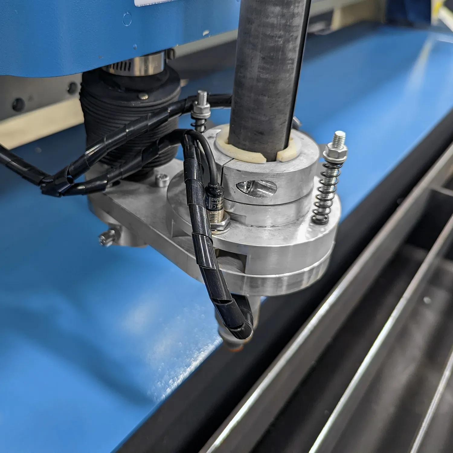 Cutting torch Combines plasma and air to cut various materials