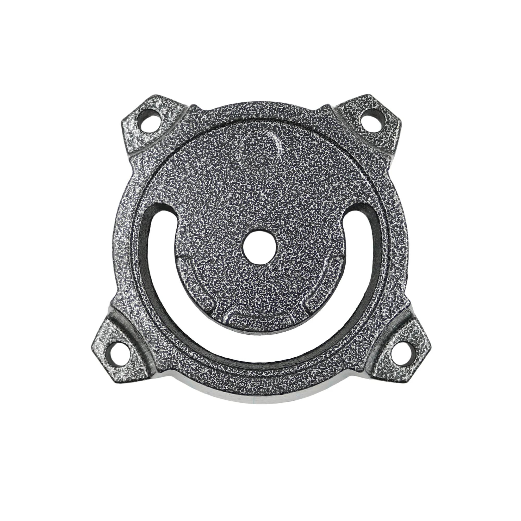Column Retainer Baseplate, 6 in., Silver