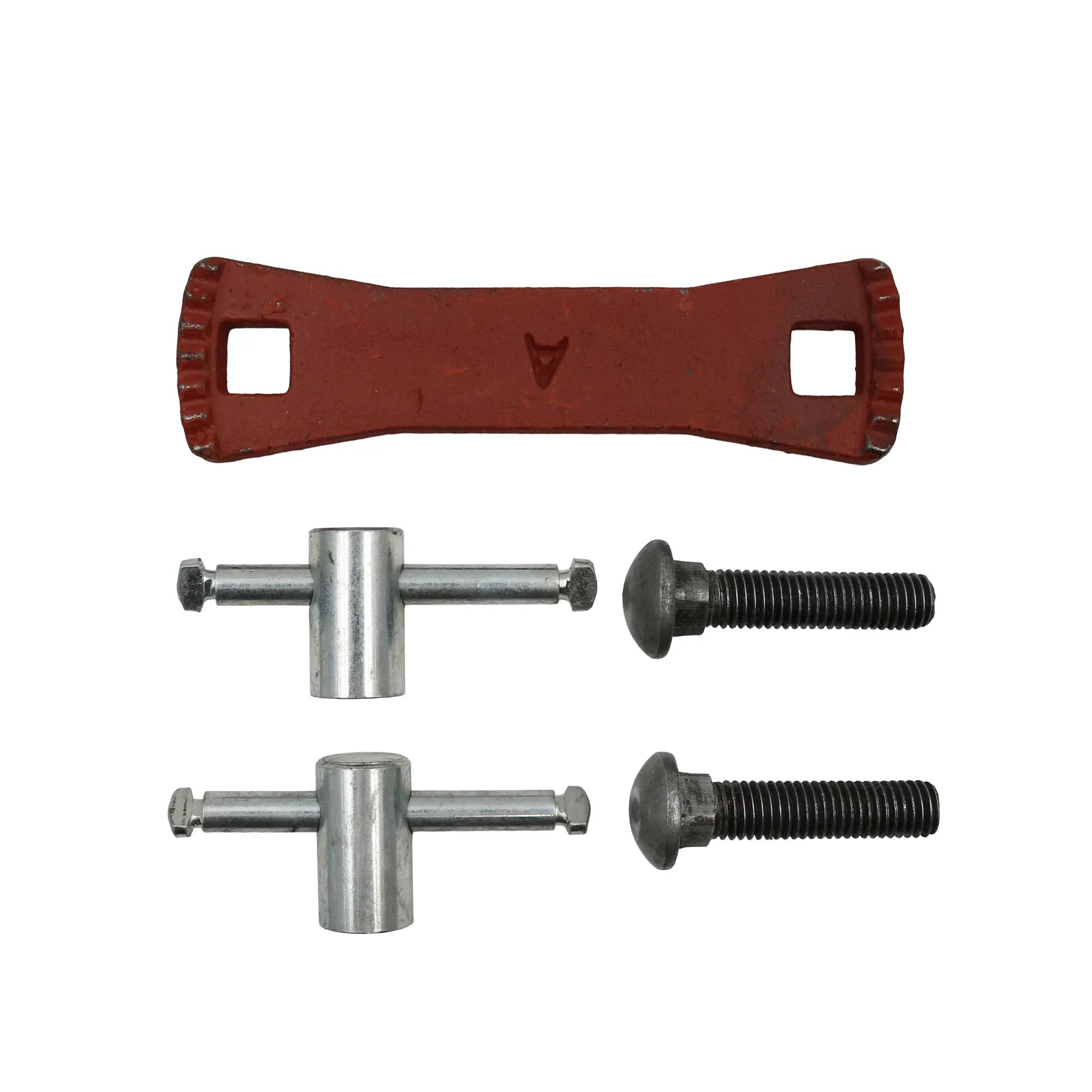 Lock Nut, Bolt and Pad Assembly