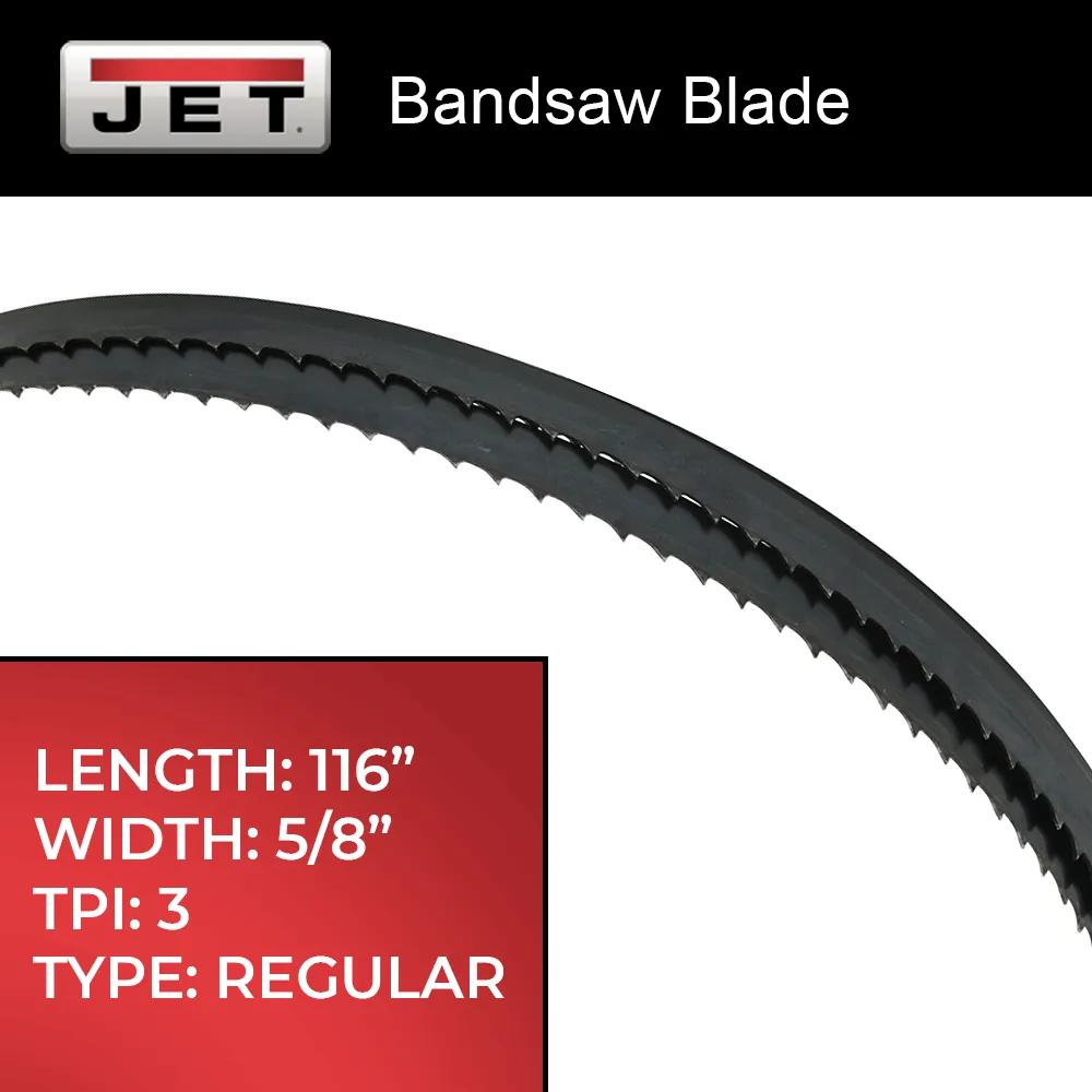 Replacement Blade, 116" x 5/8" x 3 TPI for JWBS-14SFX Band Saw