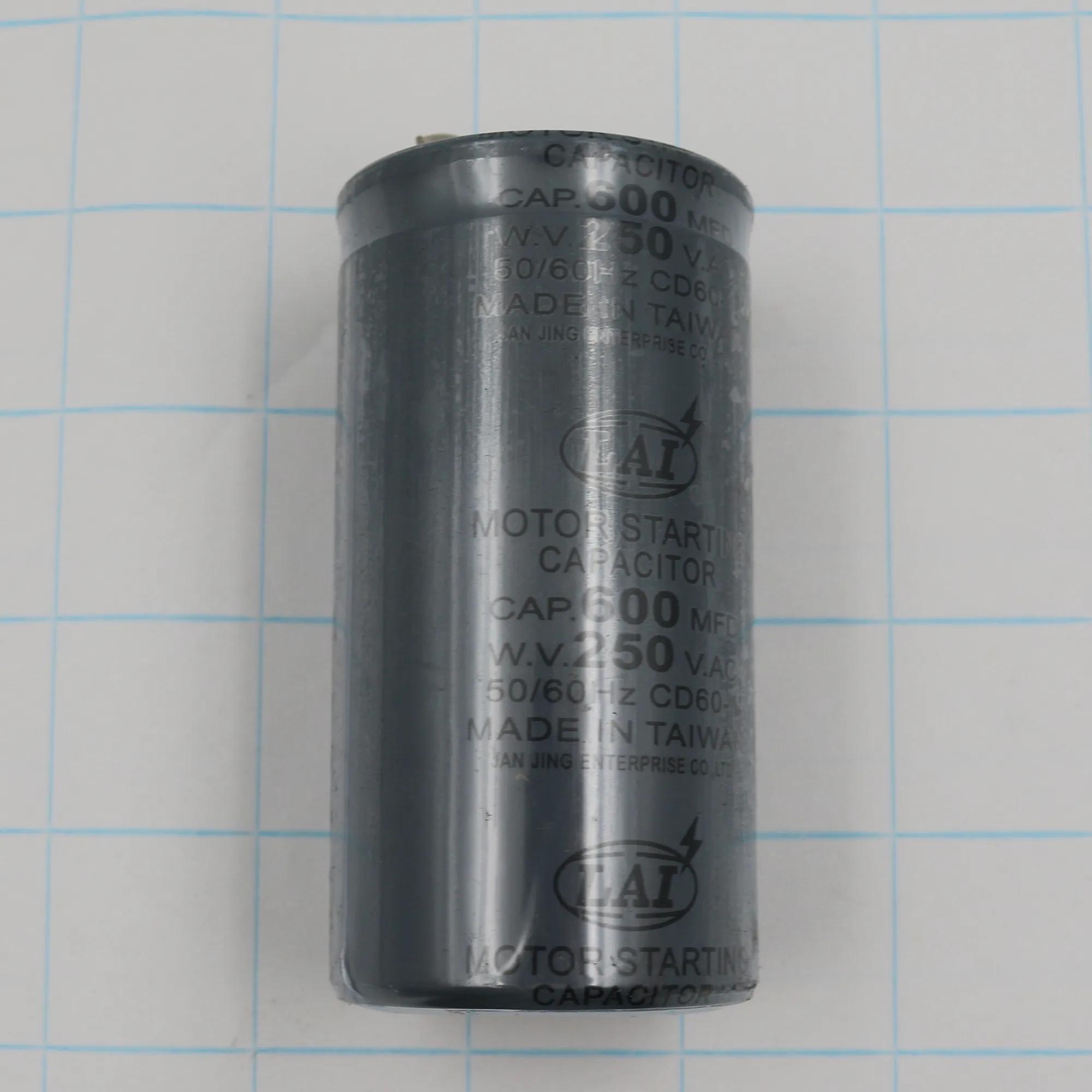 Start Capacitor 600UF 250vac 1.75x3.5 for JTAS-10DX, JTAS-12-DX (JTAS10-1315B)