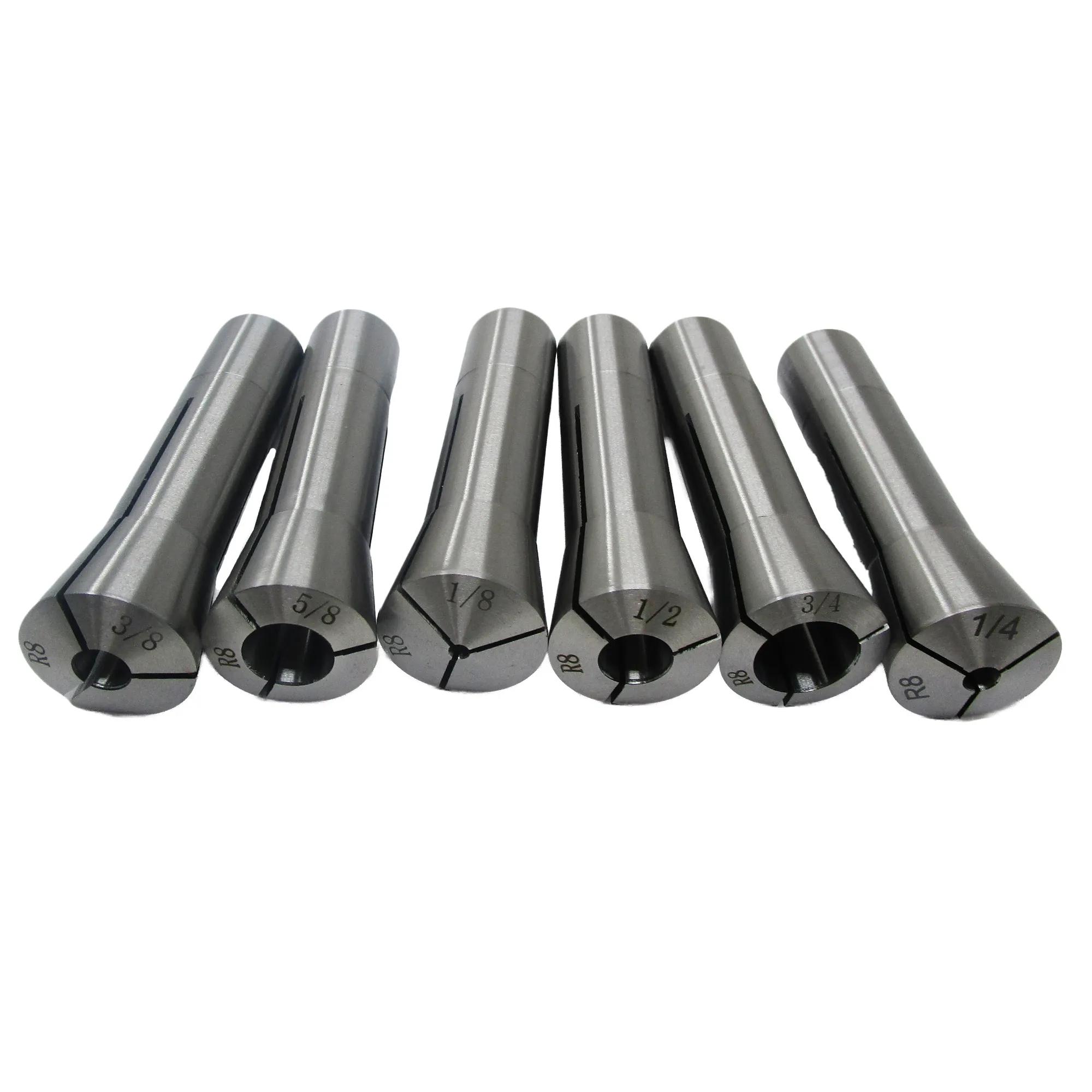 6-Piece Premium R8 Collet Set CS-R8