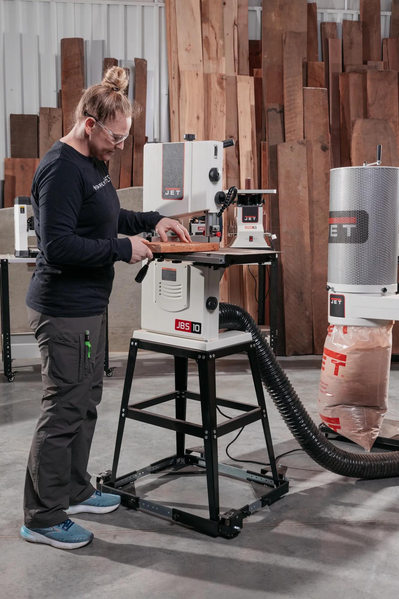 10" Open Stand Bandsaw, 0.5HP, 115V 1PH(JWB-10)