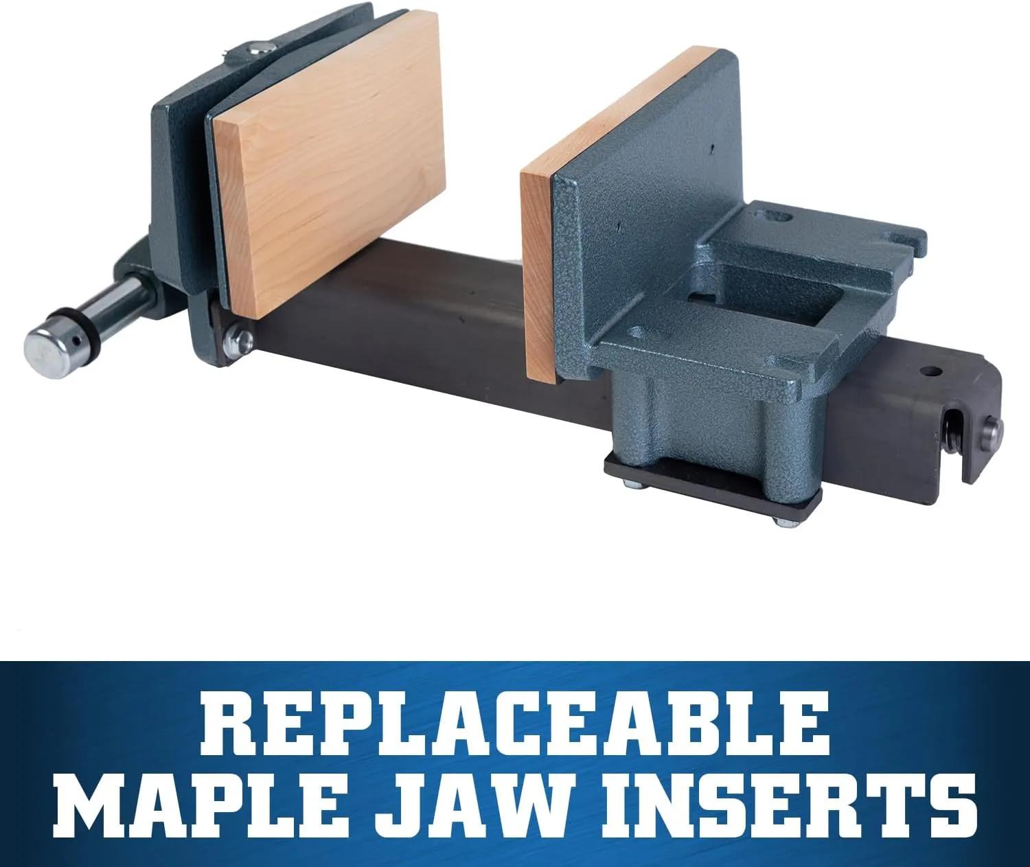 4 x 10 in. Rapid Acting Pivot Woodworkers Vise