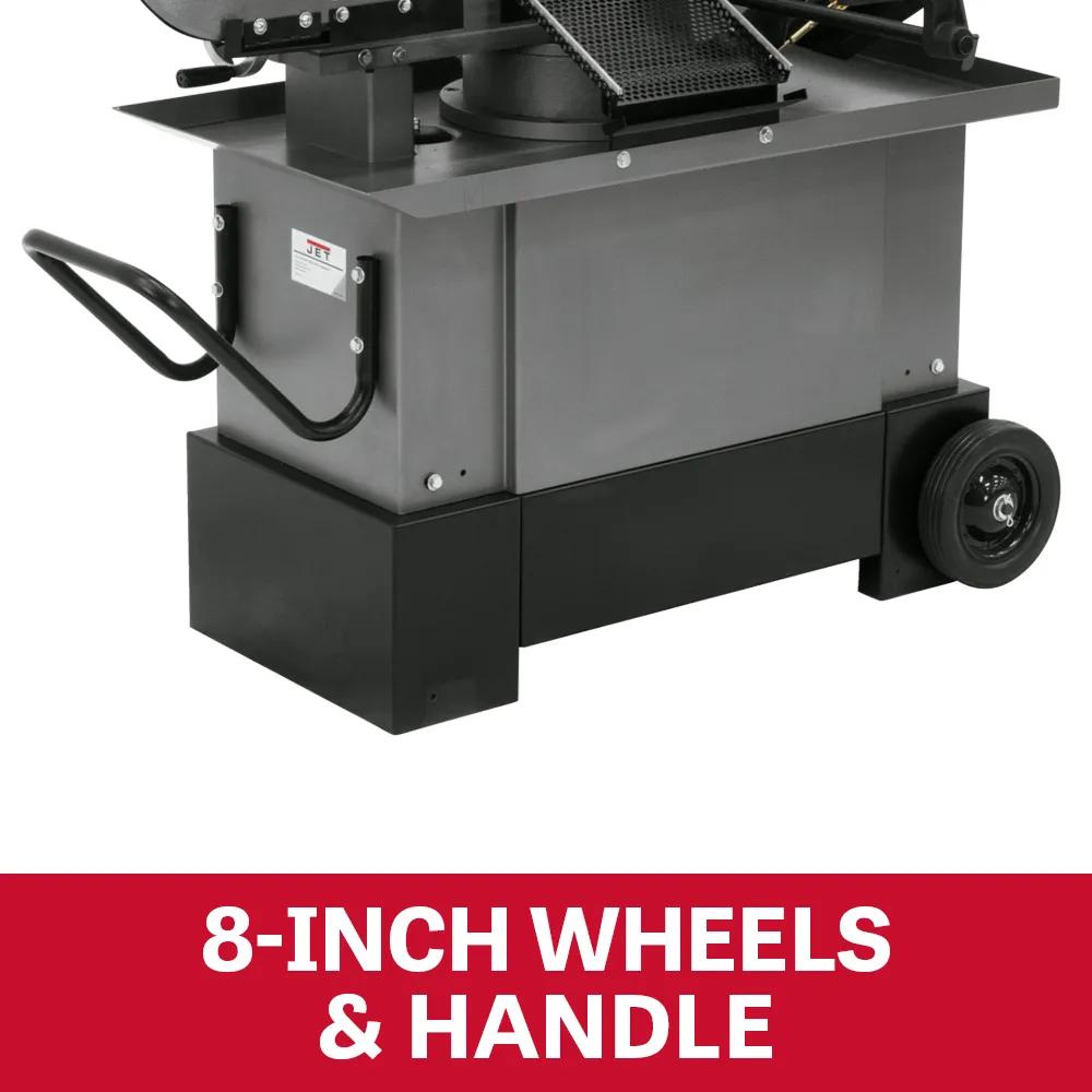 7" x 10-1/2" Horizontal/Vert. Mitering Geared Head Bandsaw, 1HP, 115/230V 1PH(HVBS-710G)