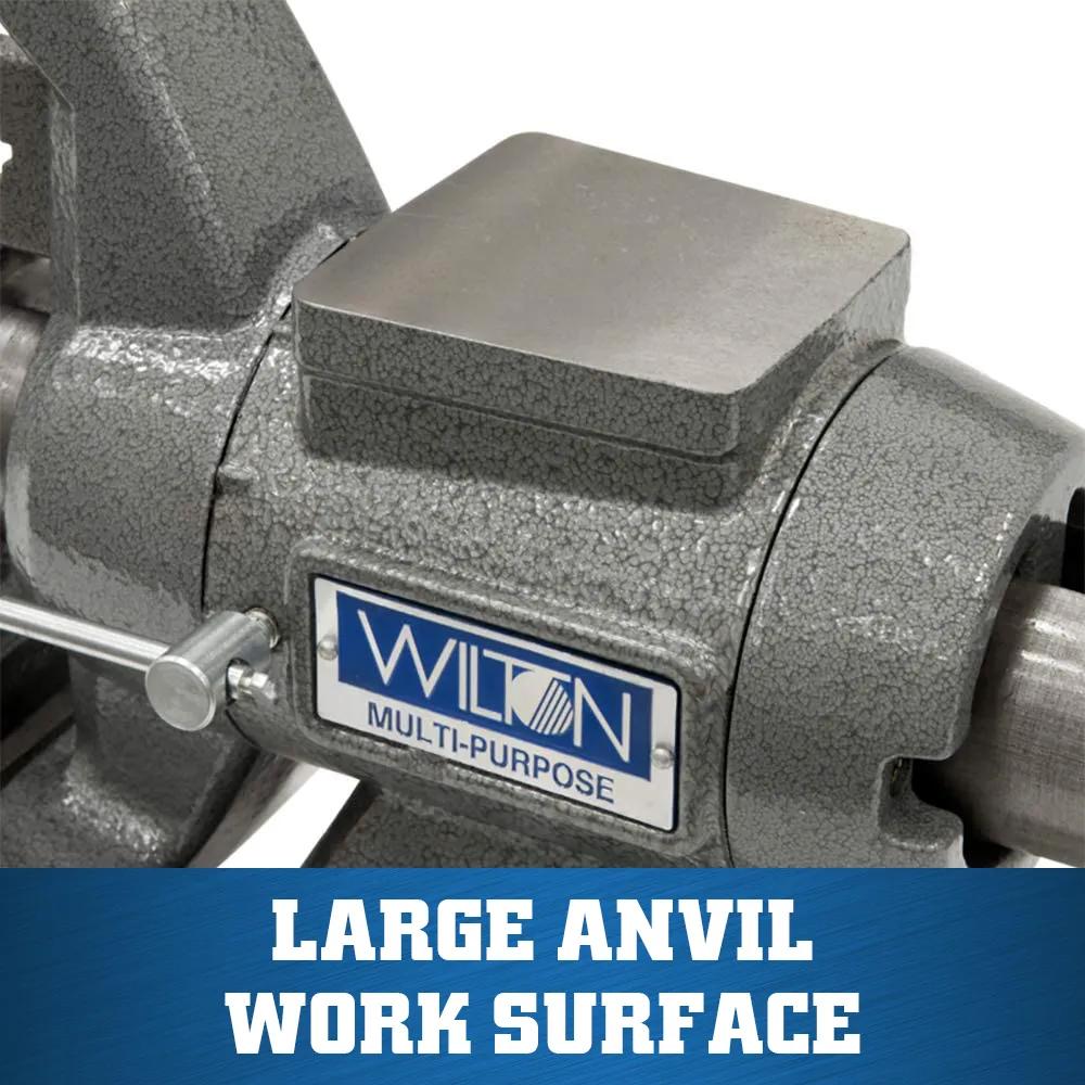 5-1/2 in. Multi-Purpose Bench Vise with 360-Degree Rotating Head & Base
