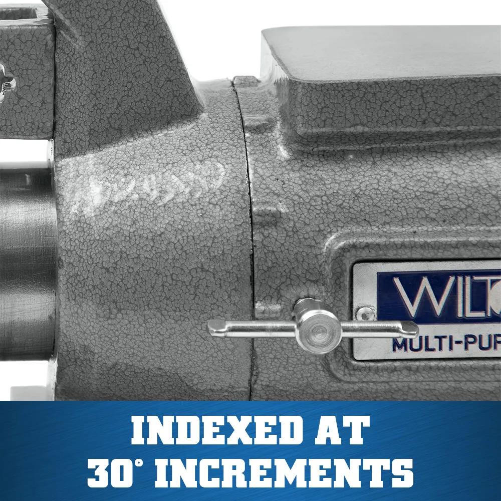 4-1/2 in. Multi-Purpose Bench Vise with 360-Degree Rotating Head & Base