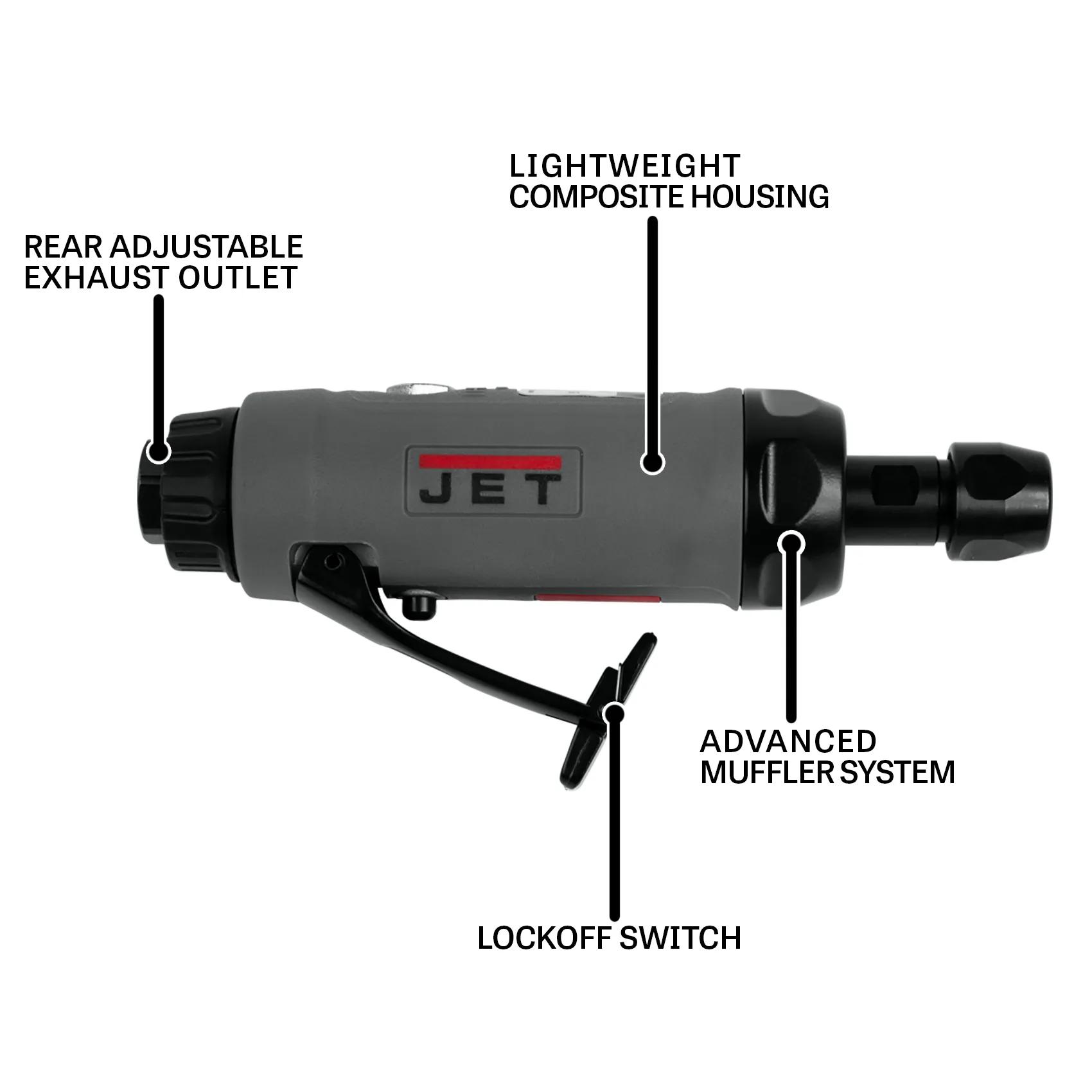 1/4" Straight Composite Die Grinder, 0.33HP(JAT-419)
