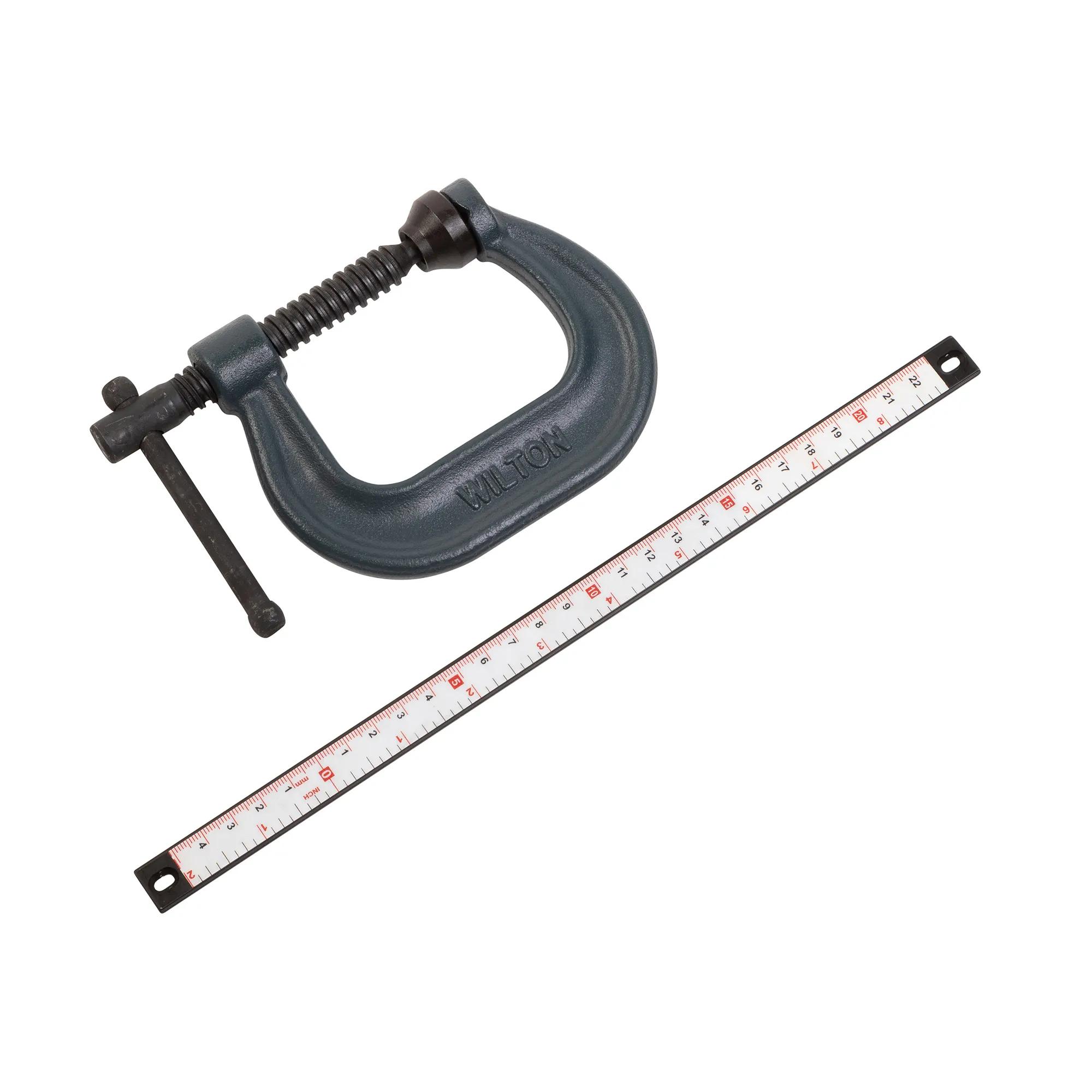 Drop forged C-Clamp 0 - 2-1/8 in. Opening, 2-1/4 in. Throat Depth
