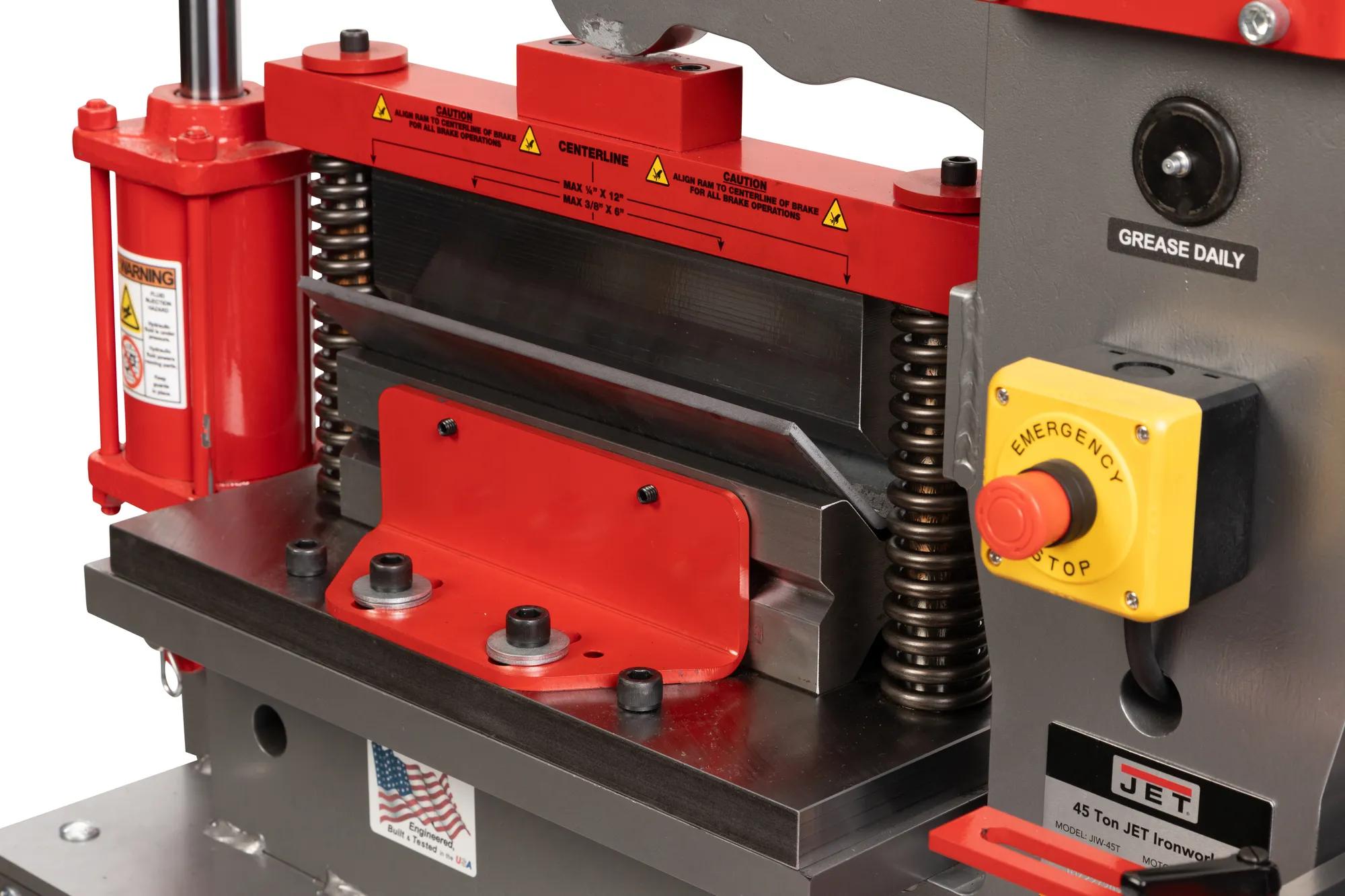12 in. Brake, JET 45T Ironworker