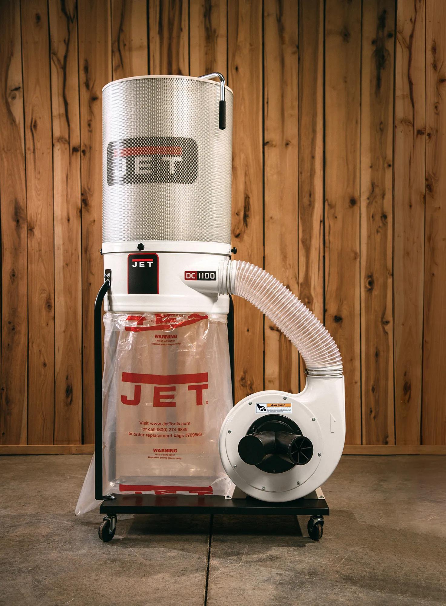 1100 CFM, Dust Collector, 2-Micron Canister Kit, 1.5HP, 115/230V 1PH(DC-1100VX-CK)