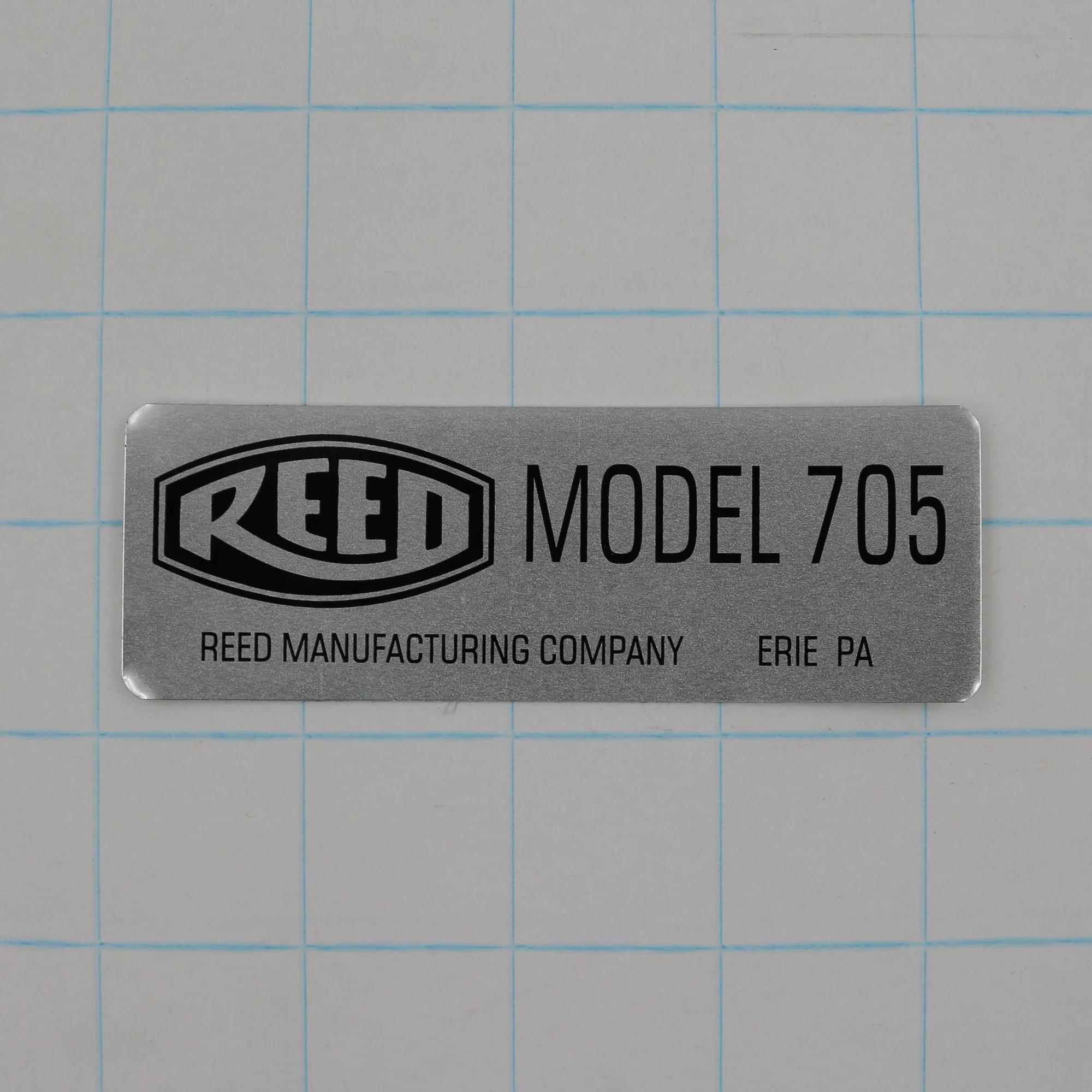 705 Reed Nameplate (9147051)
