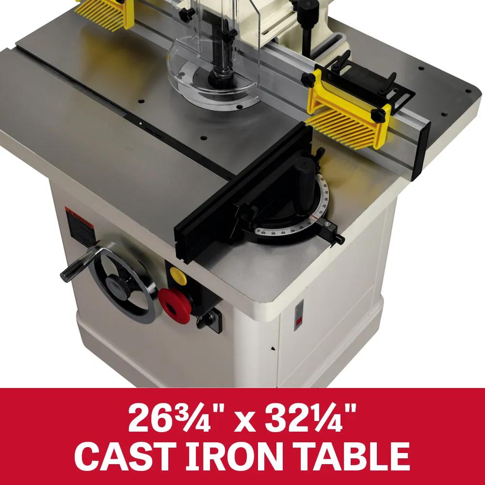 32" x 27" Industrial Shaper, 5HP, 1PH(JWS-35X5-1)