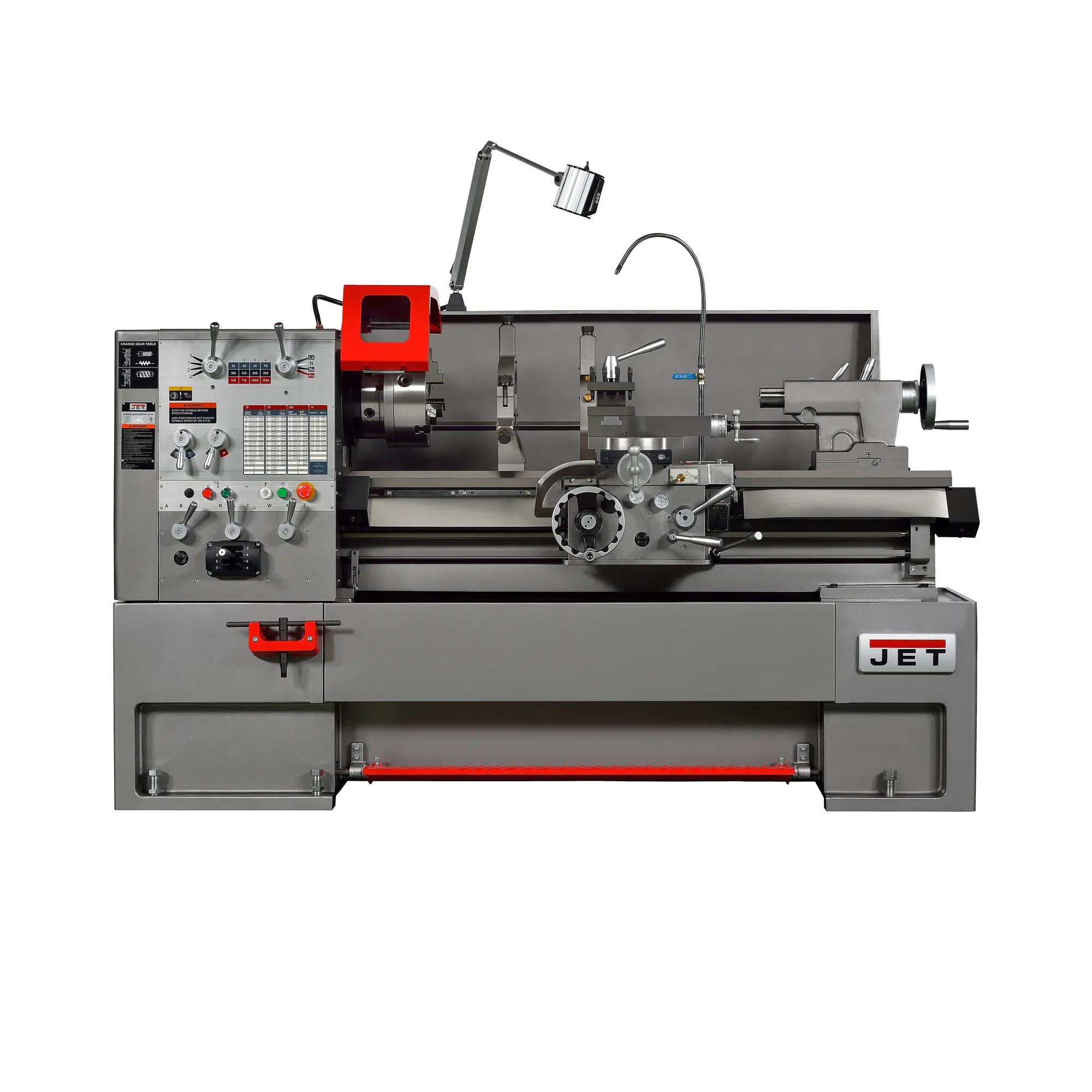 16" x 40" Lg Spindle Bore Gear Head Lathe, 10HP, 230V 3PH(GH-1640ZX)
