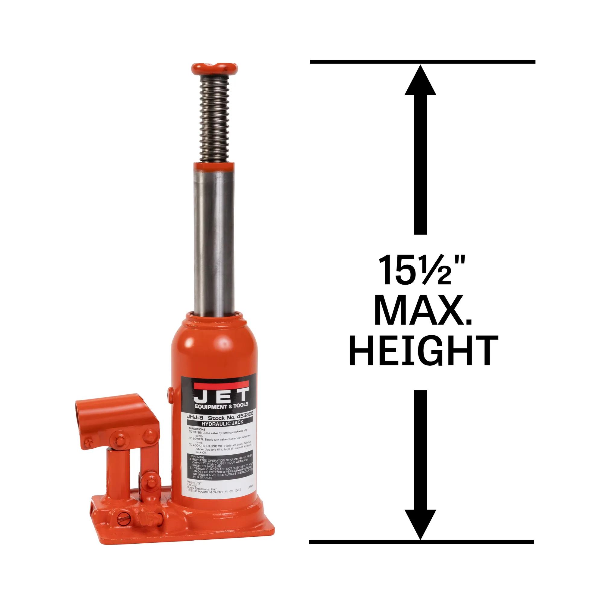 8 Ton, Hydraulic Bottle Jack(JHJ-8)