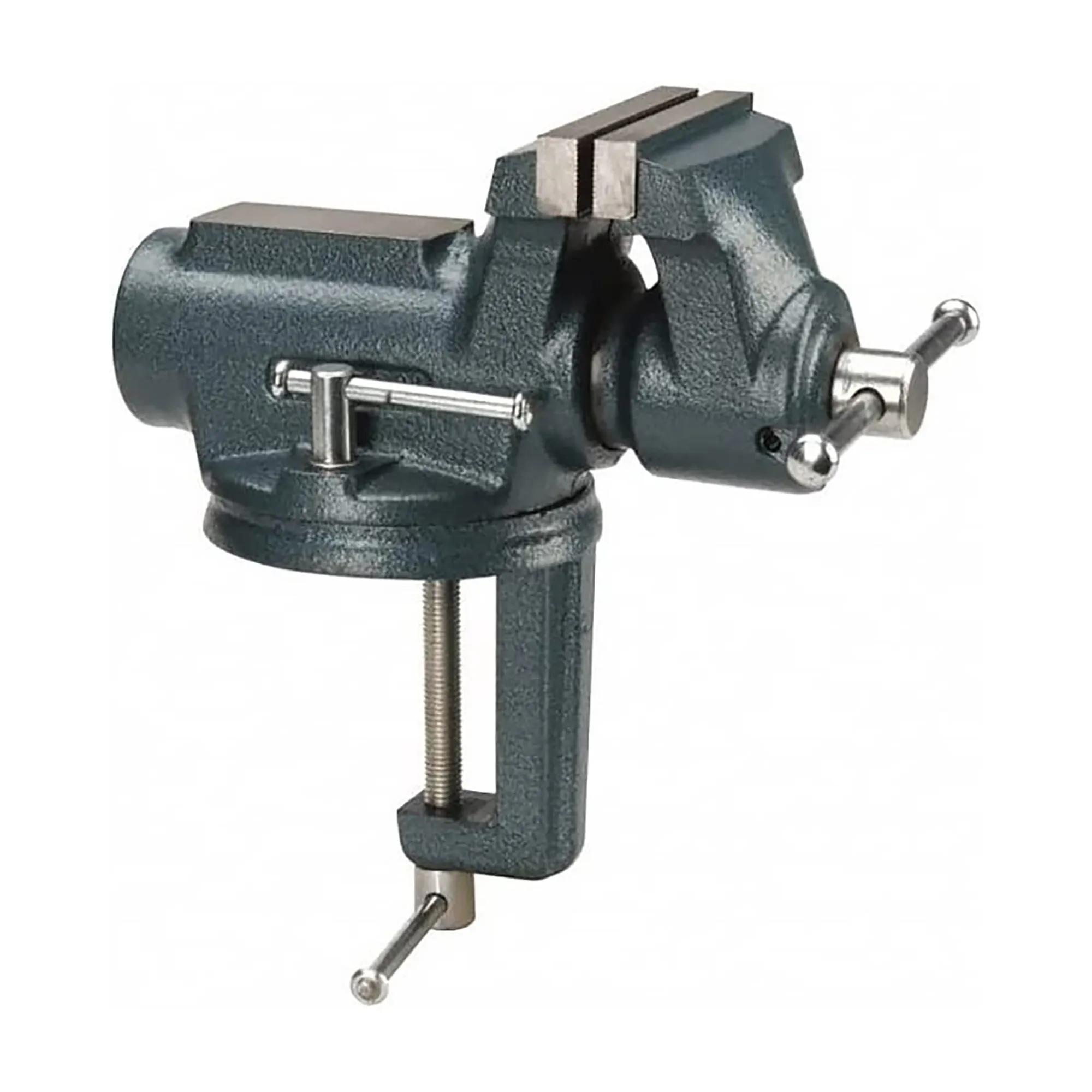4 in. Super-Junior Clamp-On Vise with Swivel Base