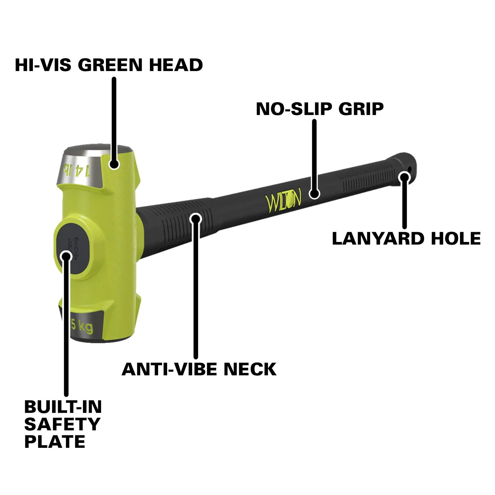 14 Lb Head, 30 in.  B.A.S.H Sledge Hammer