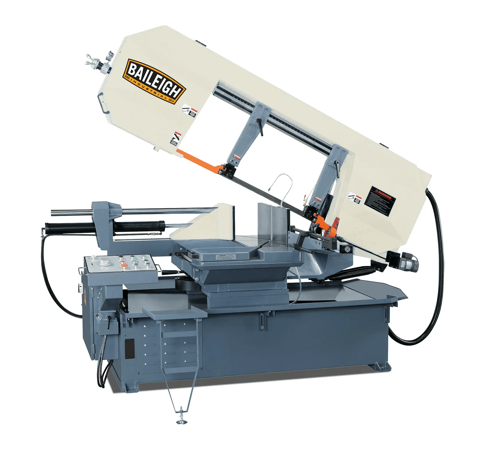 BS-24SA-DM dual-mitering band saw doesn’t sacrifice on capacity