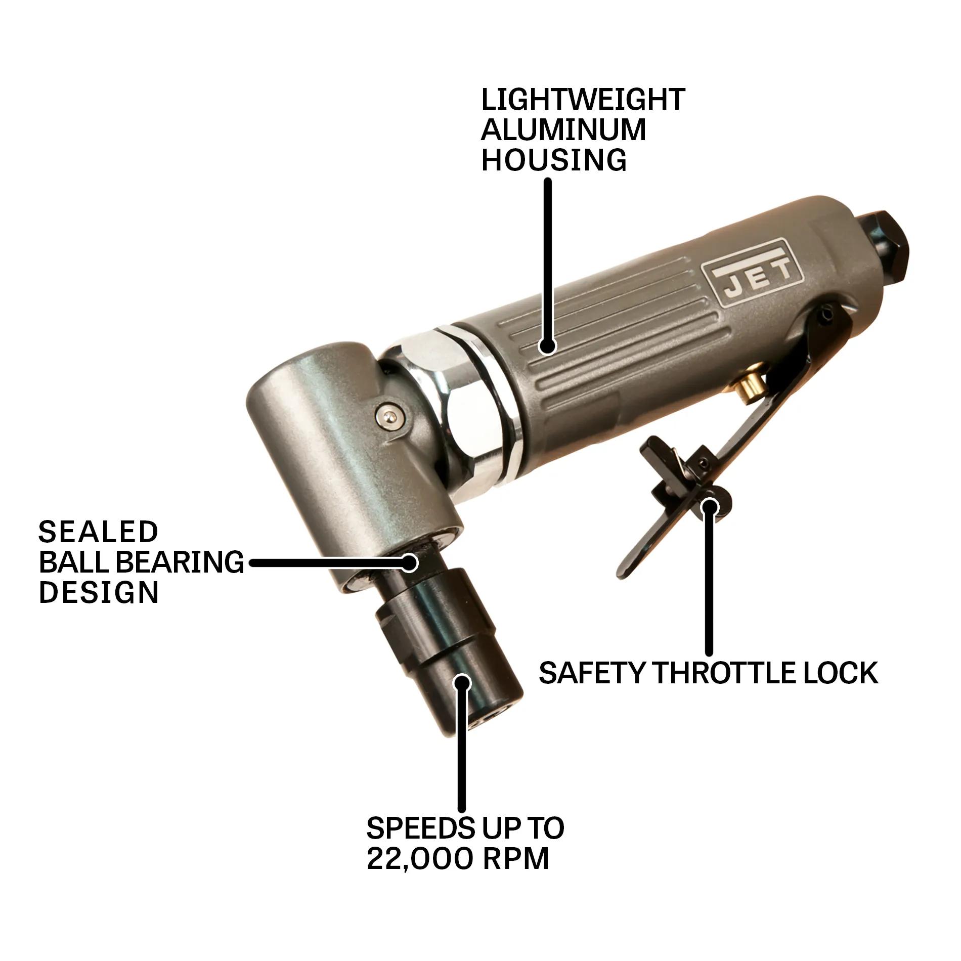 1/4" Right Angle Die Grinder, 0.33HP(JAT-403)