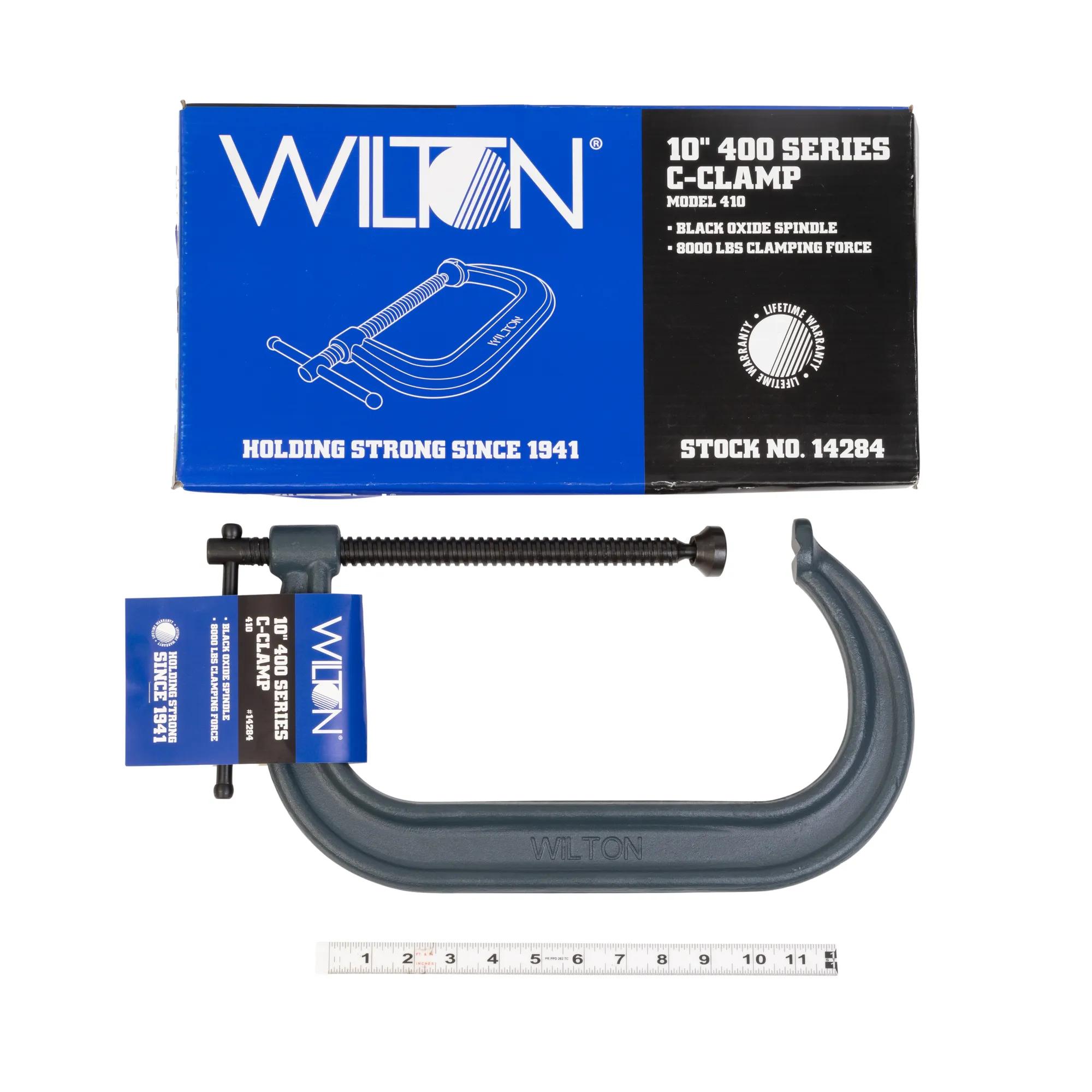 Drop Forged C-Clamp, 2 - 10-1/8 in. Opening, 5-7/8 in. Throat Depth