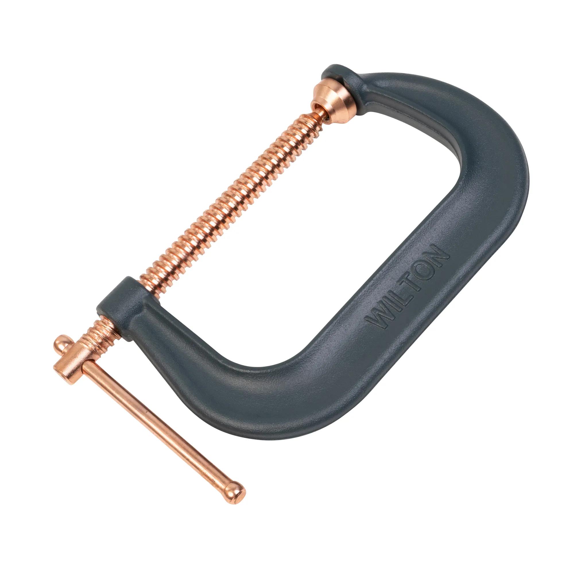 Spark-Duty Drop Forged C-Clamp, 0 - 6-1/16 in. Opening, 4-1/16 in. Throat Depth