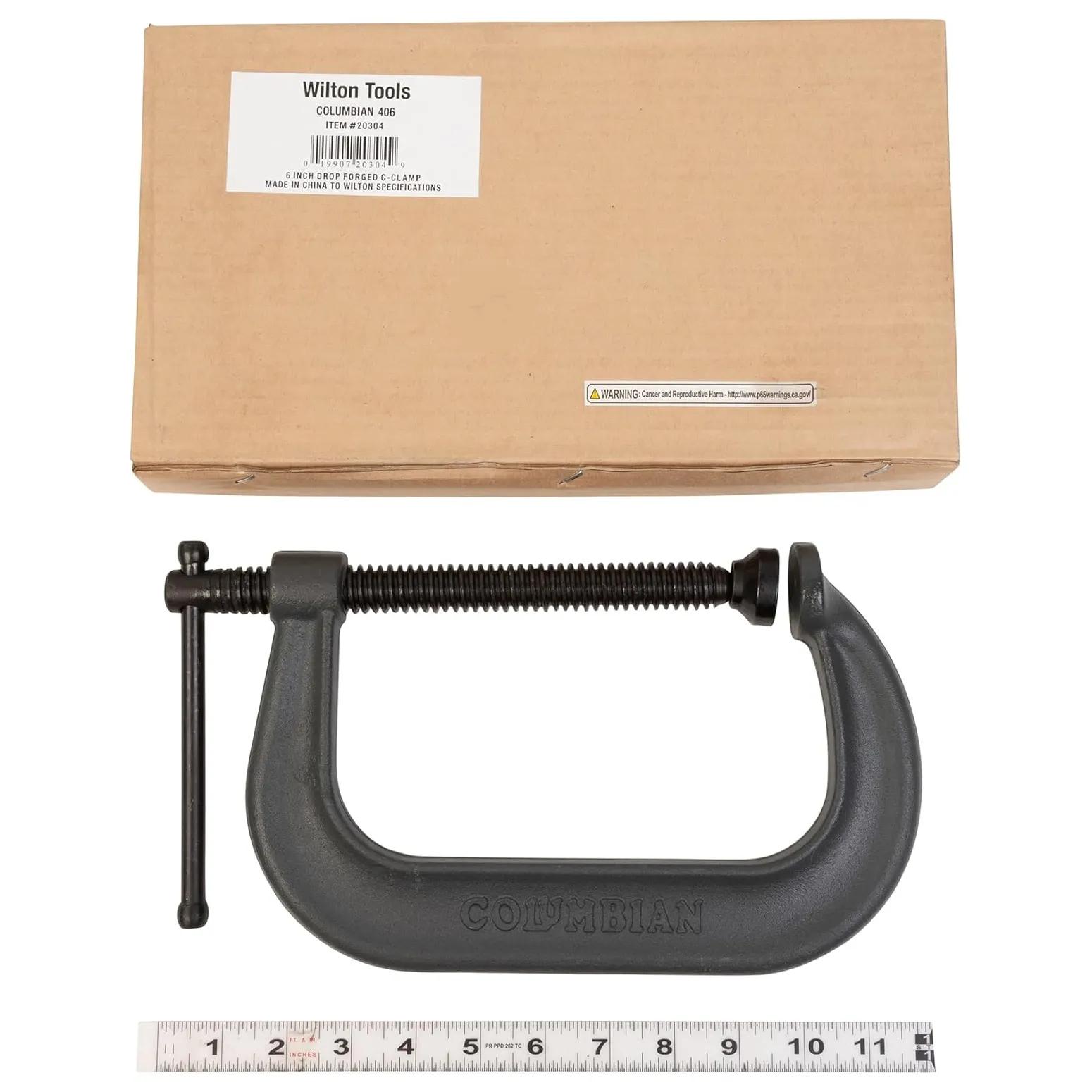 400 Series C-Clamp, 0 - 6 in. Opening Capacity, 3-5/8 in.  Throat Depth (H406)