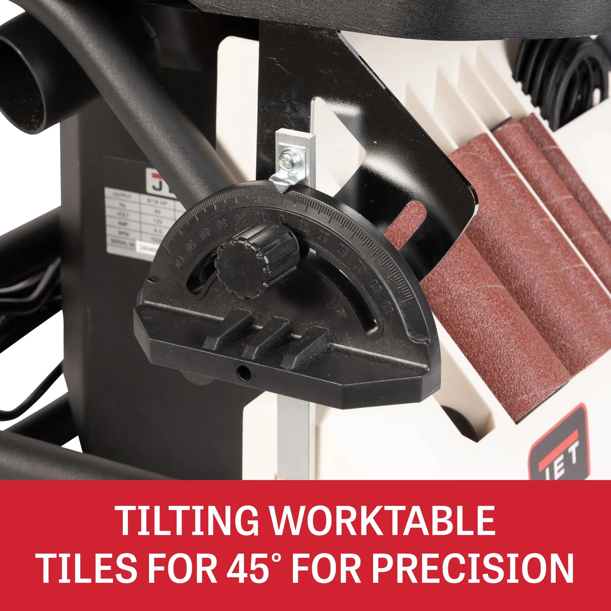 Oscilating Edge/Spindle Benchtop Sander, 0.5HP, 120V 1PH(JWOES-4)