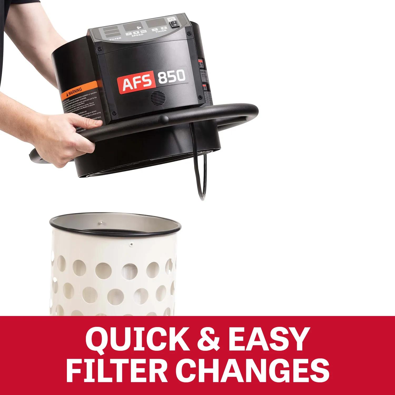 850 CFM, Filtration System, 0.25HP, 120V 1PH(AFS-850)