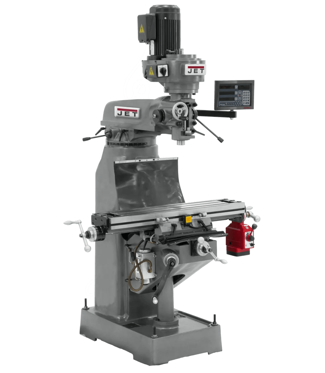8" x 36" Mill w/ NMS800 DRO w/ X-Axis Powerfeed, 1.5HP, 115/230V 1PH(JVM-836-1)