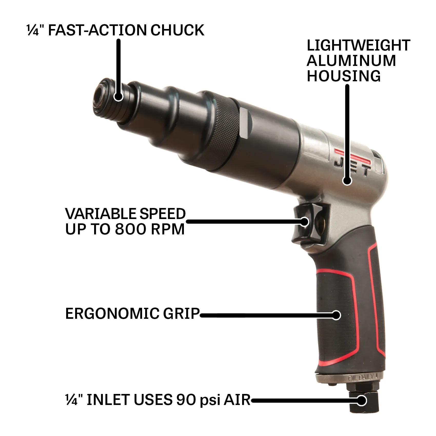 1/4" 800 RPM, Screwdriver, 1 / 2HP(JAT-650)