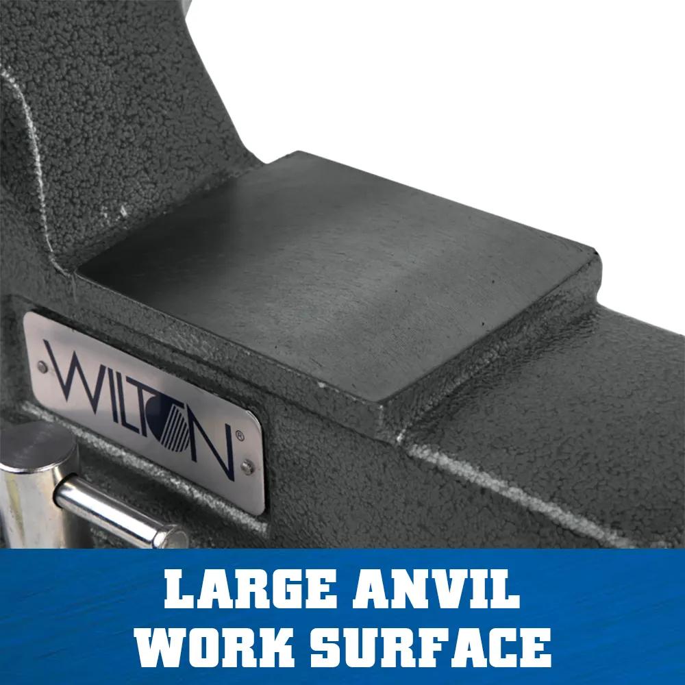 8 in. Mechanics Vise with Swivel Base