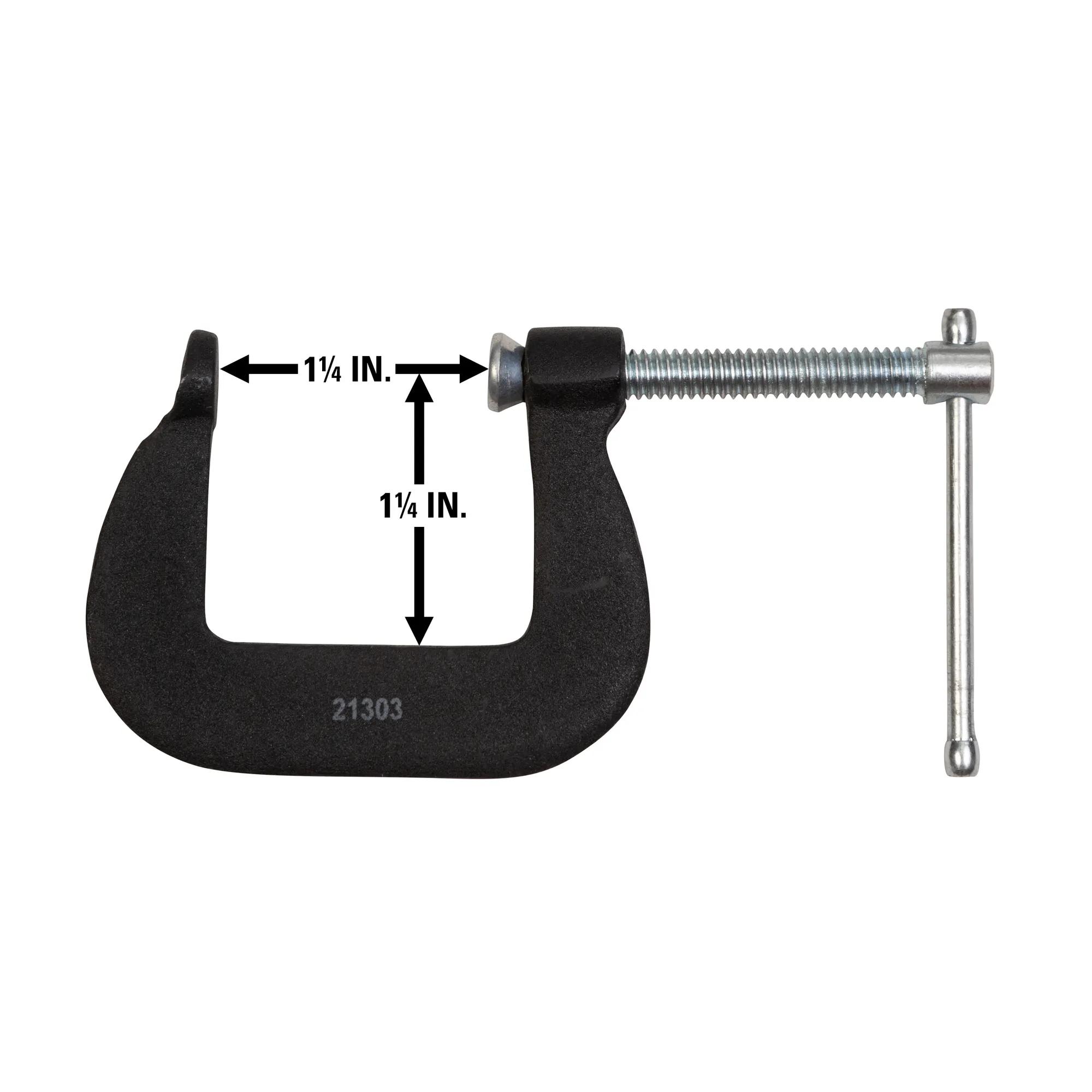 Forged Super-Junior C-Clamp 1-1/4 in. Opening Capacity