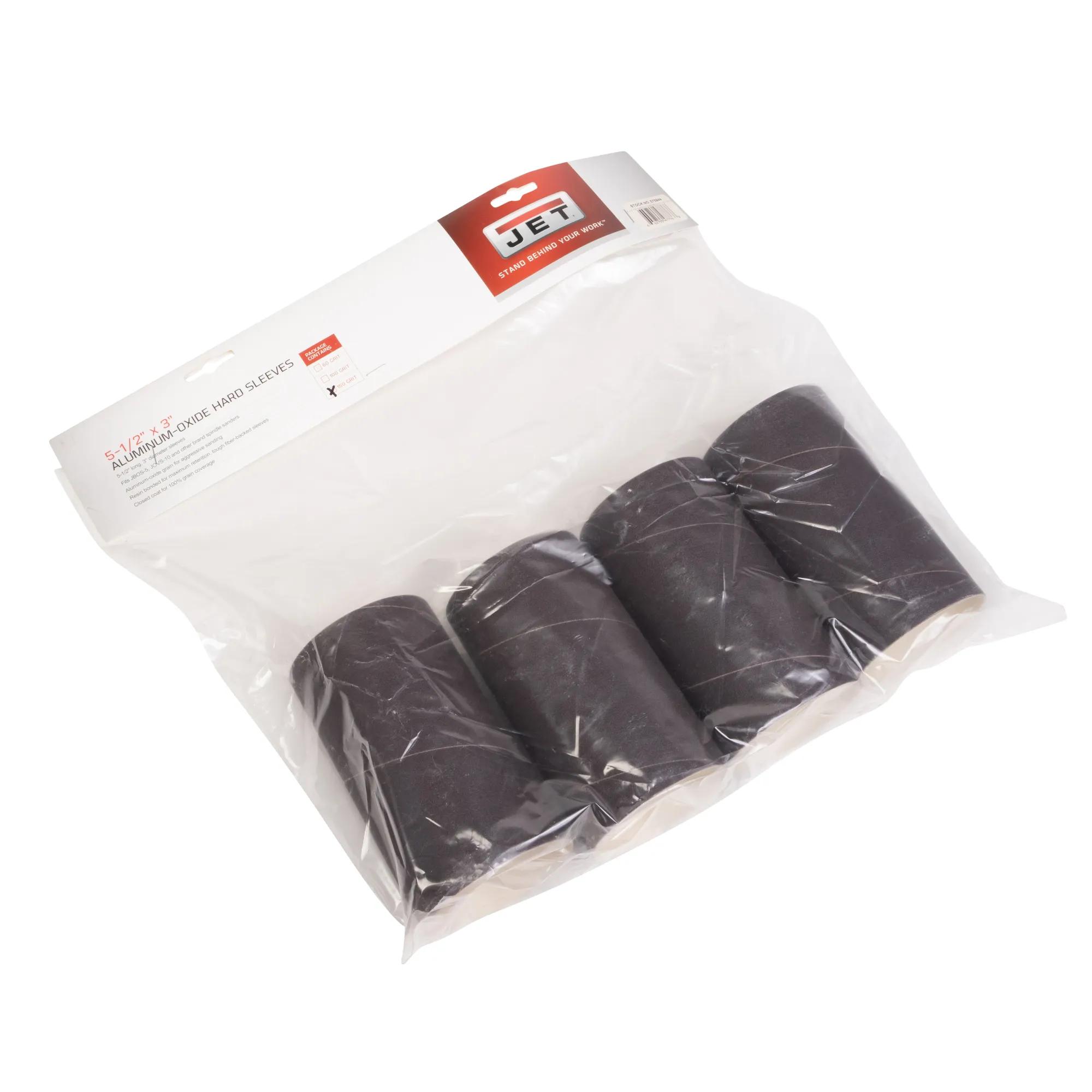 Sanding Sleeves, 3 x 5-1/2 in, 150 Grit, Pack of 4