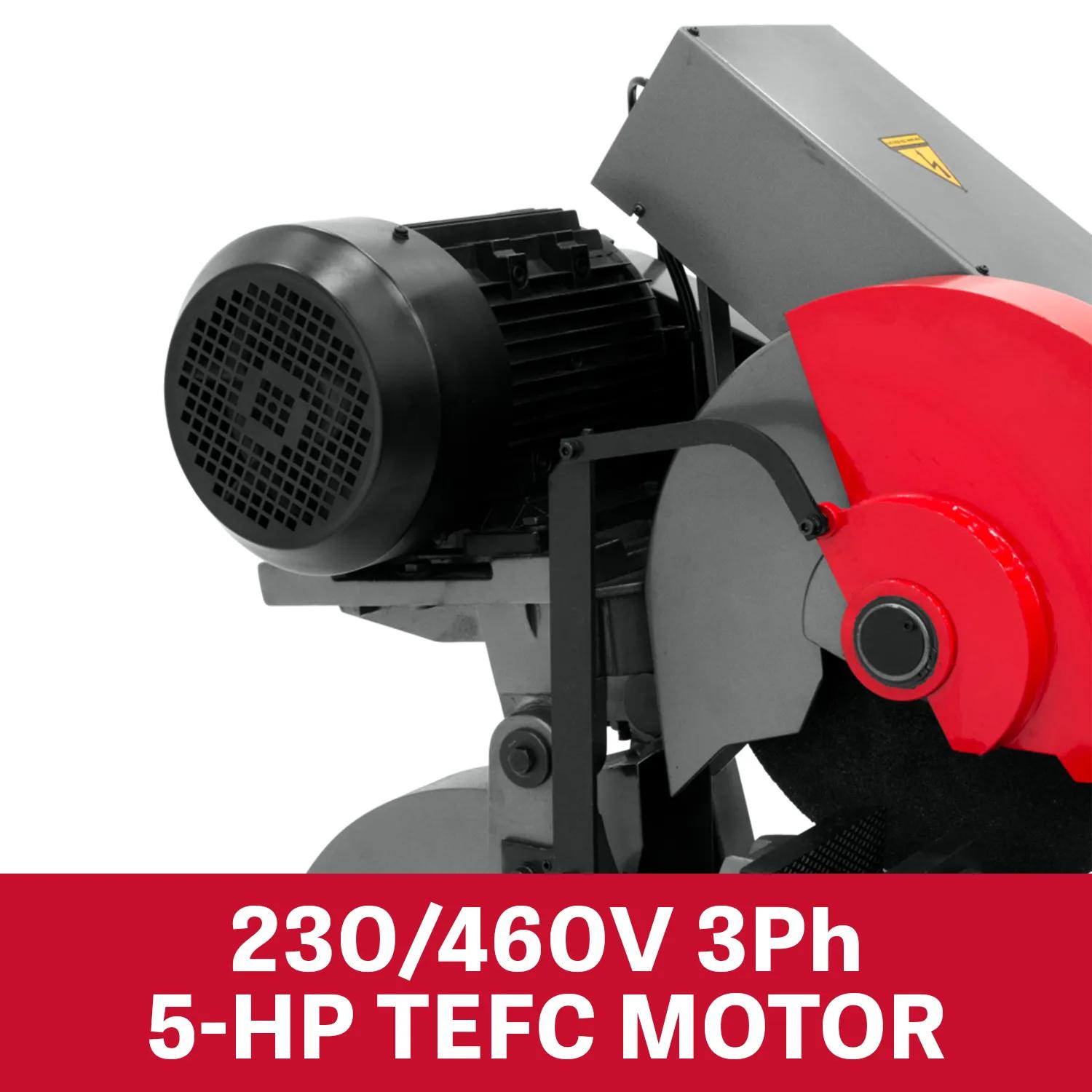 14" Blade, Abrasive Cut-Off Saw, 5HP, 230V 3PH(AB-14)