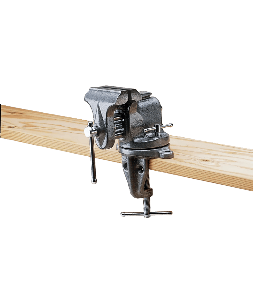 3 in. Clamp-On Swivel Base Bench Vise
