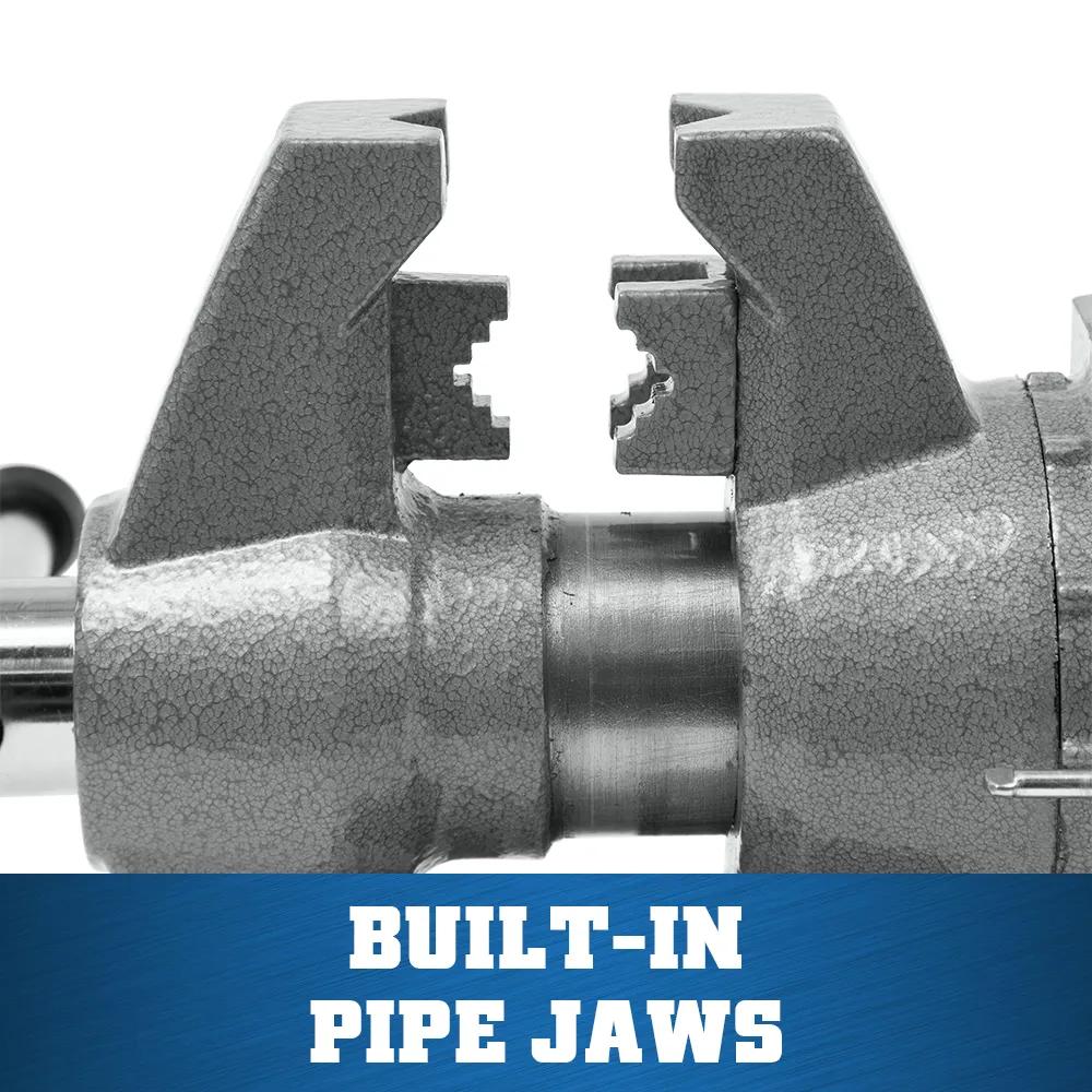 4-1/2 in. Multi-Purpose Bench Vise with 360-Degree Rotating Head & Base