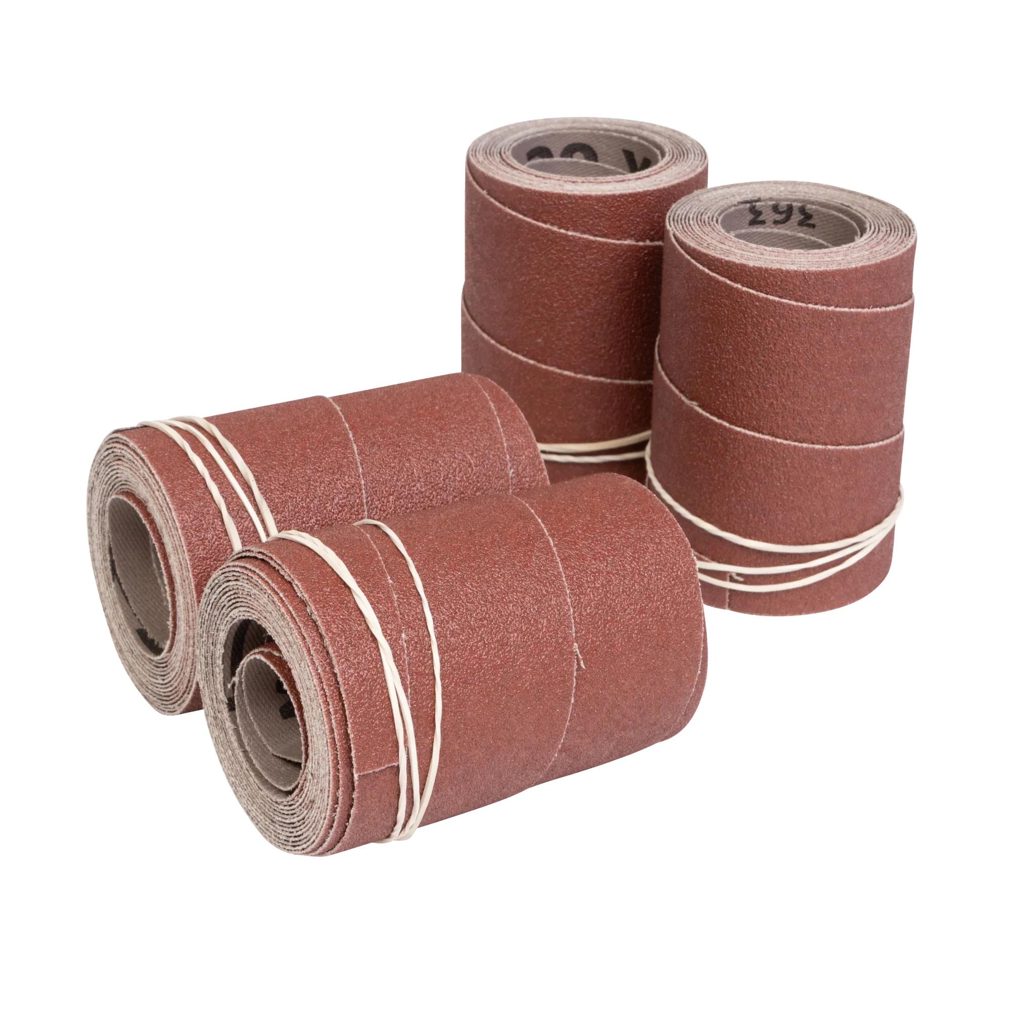 Ready-to-Wrap Abrasive Sandpaper, 16 in, 80 Grit, Pack of 4