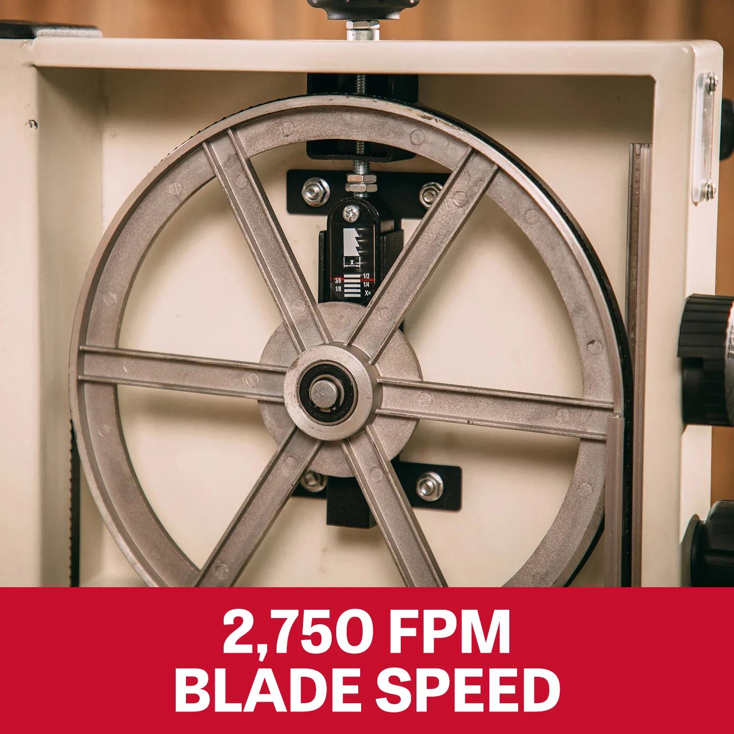10" Open Stand Bandsaw, 0.5HP, 115V 1PH(JWB-10)