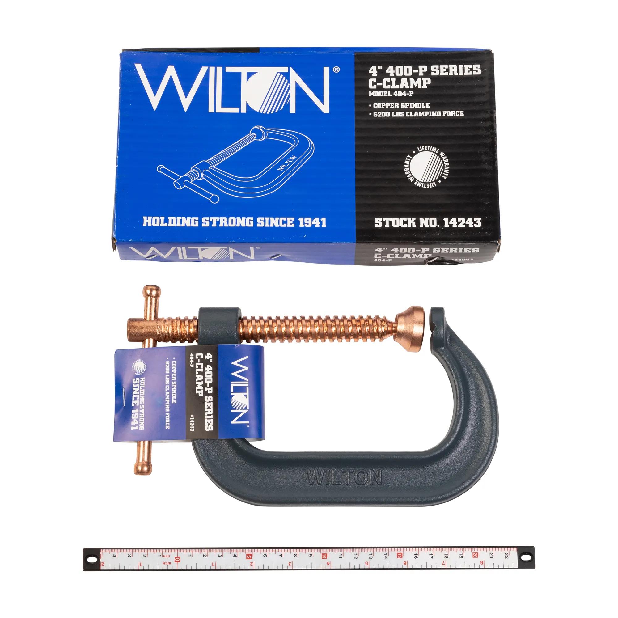 Spark-Duty Drop Forged C-Clamp, 0 - 4-1/4 in. Opening, 3-1/4 in. Throat Depth