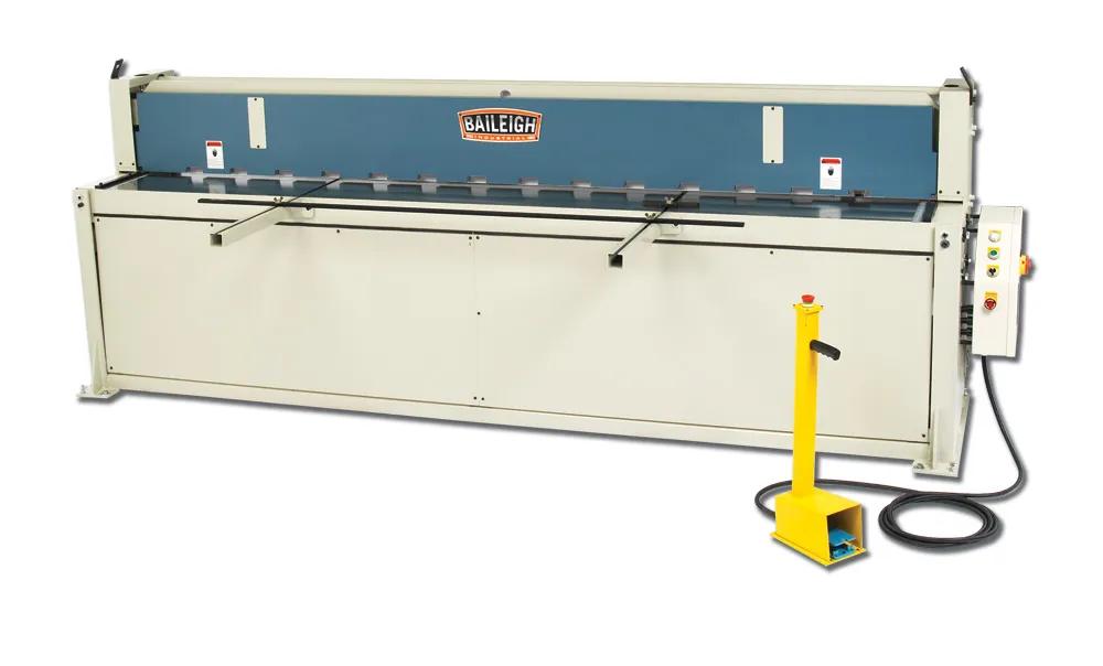 This 120” Hydraulic Shear lets you cut full sheets the long way