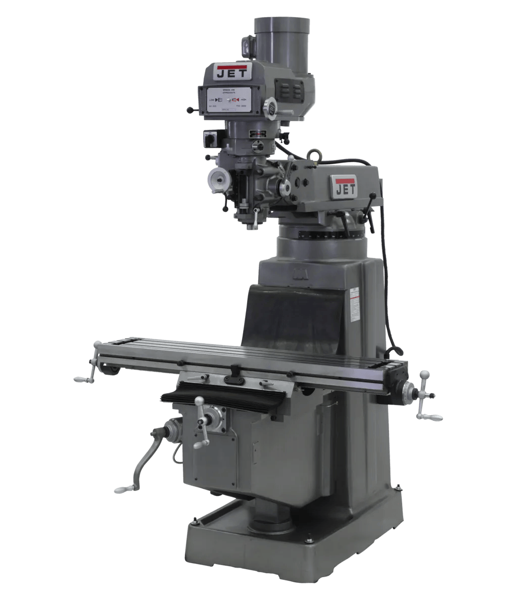 10" x 50" Mill w/ 3-Axis NMS800 DRO (K), 3HP, 230/460V 3PH(JTM-1050VS2)