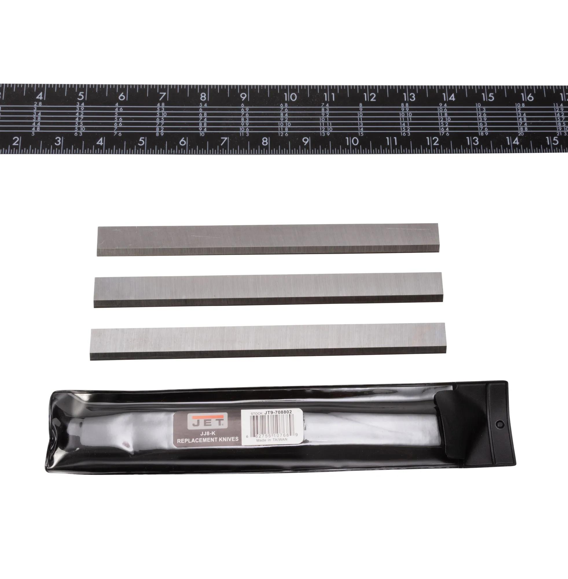 JJ8-K Replacement Knives for 8 in Jointer, Set of 3