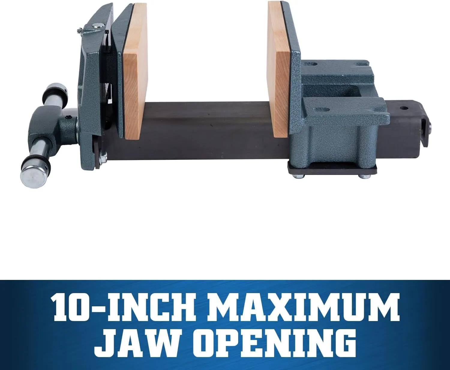 4 x 10 in. Rapid Acting Pivot Woodworkers Vise