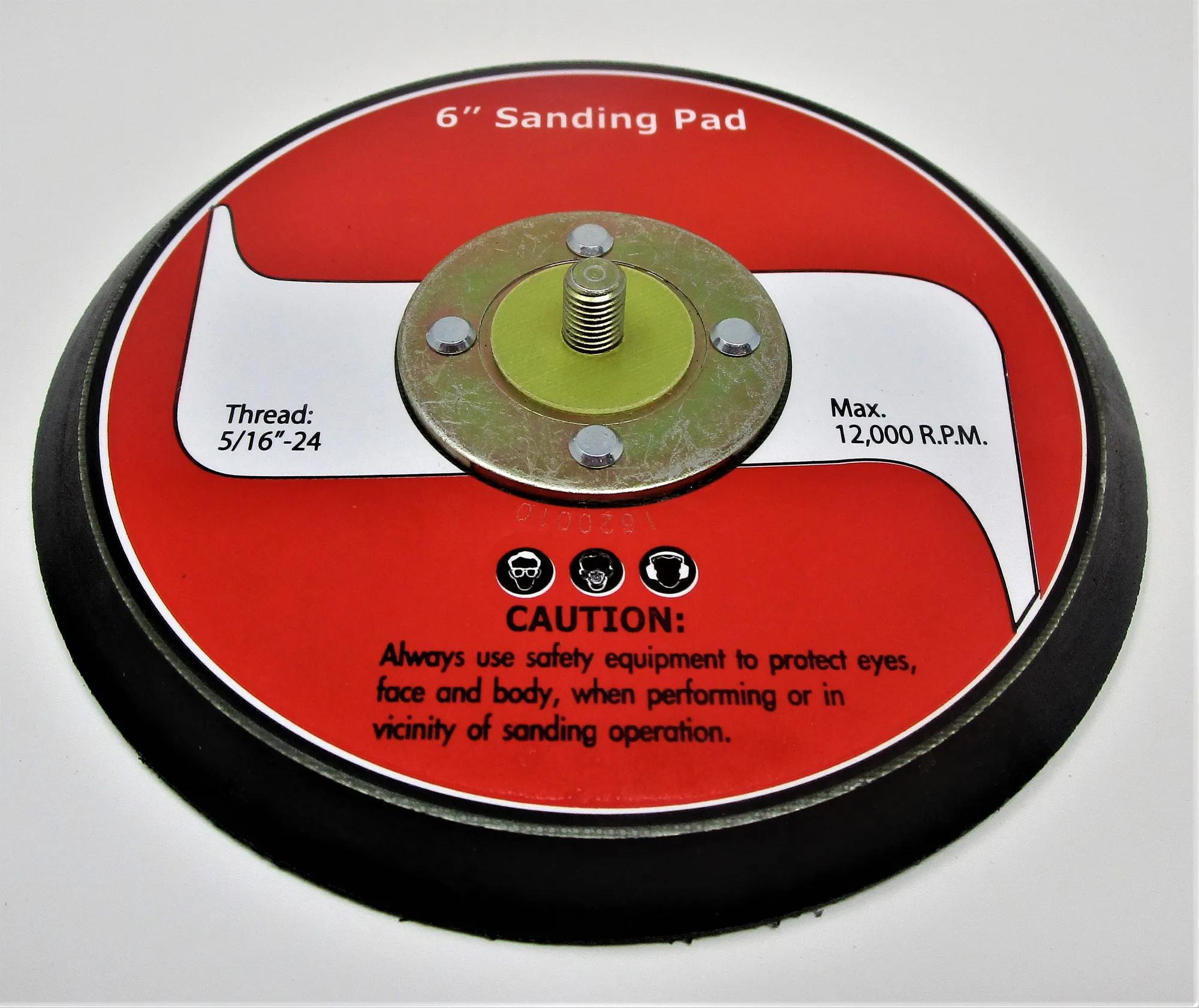 JAT-731, Hook & Loop 6" Sanding Pad