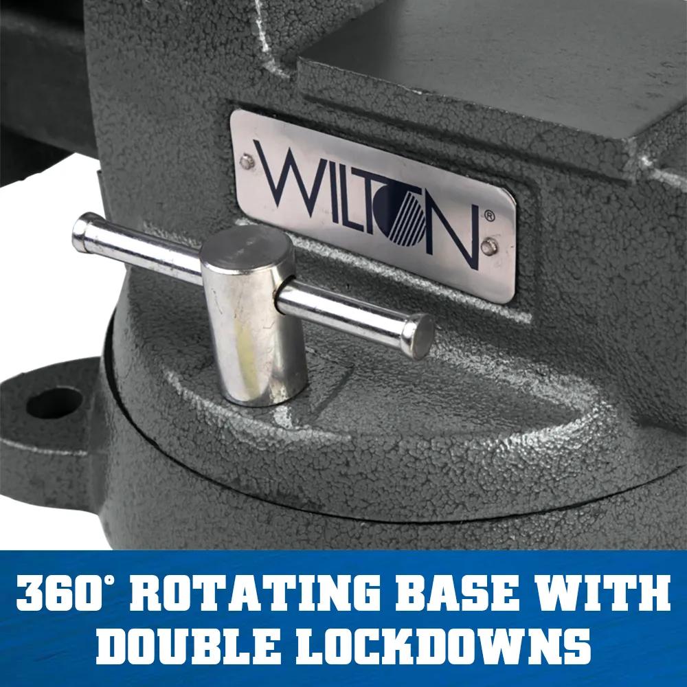 6 in. Mechanics Vise with Swivel Base