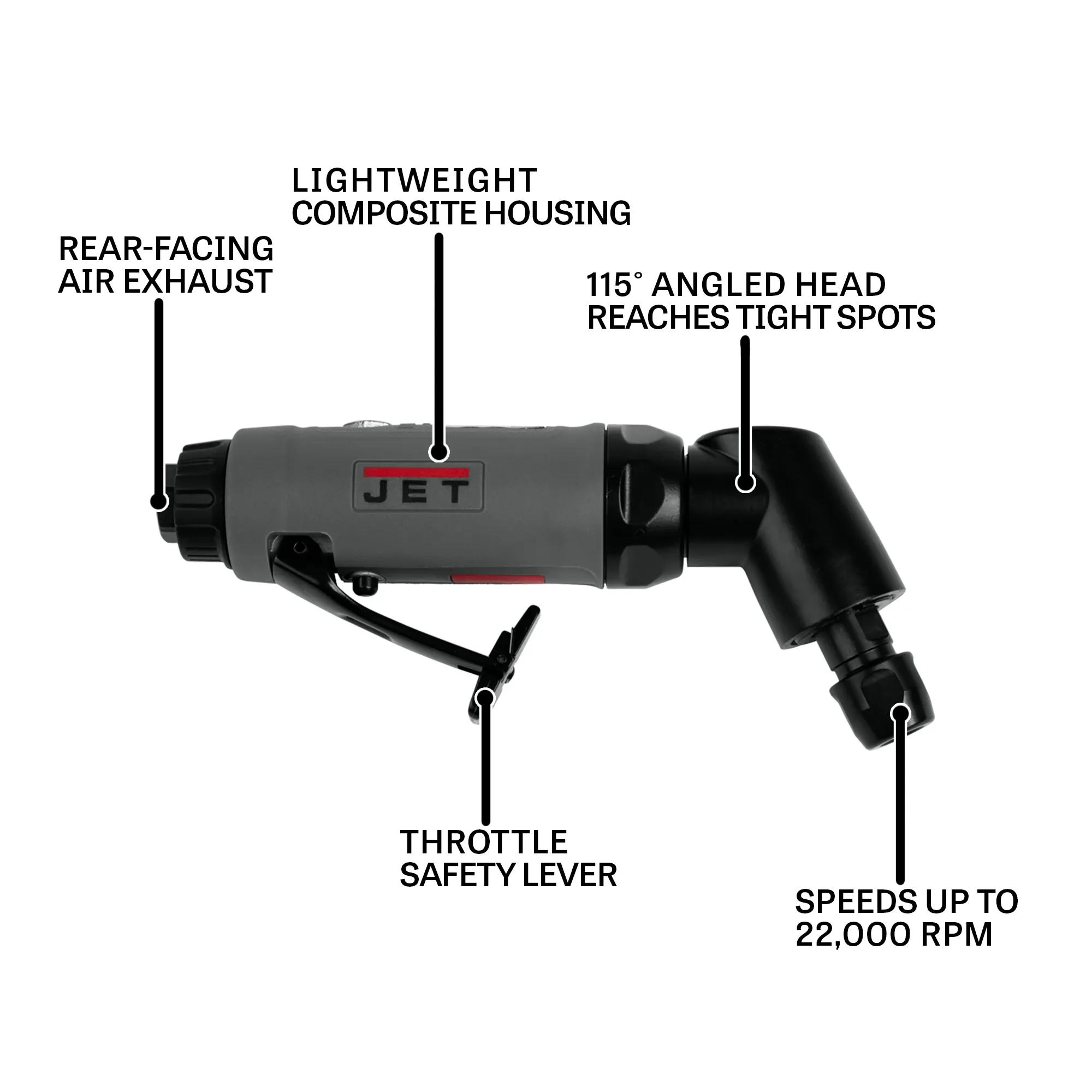 1/4" Angle Composite Die Grinder, 0.33HP(JAT-416)