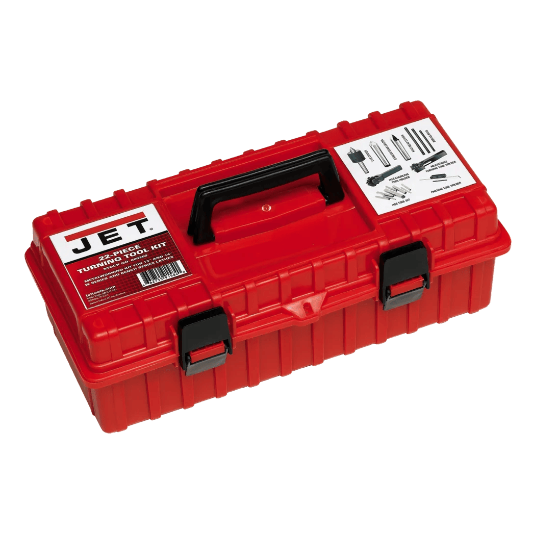 22-Piece Turning Tool Kit for 13 in and 14 in Lathes