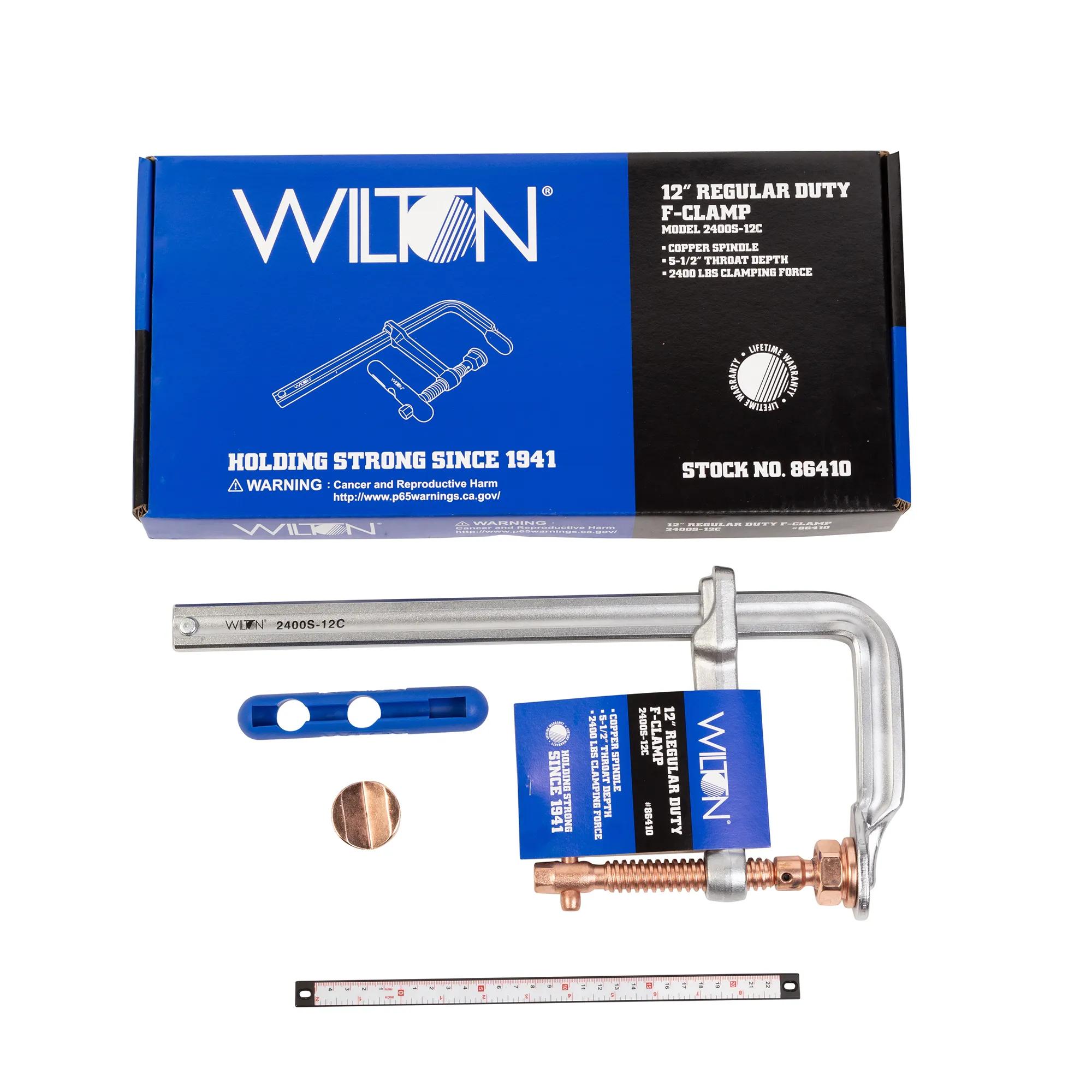 12 in.  Regular Duty F-Clamp Copper - (2400S-12C)