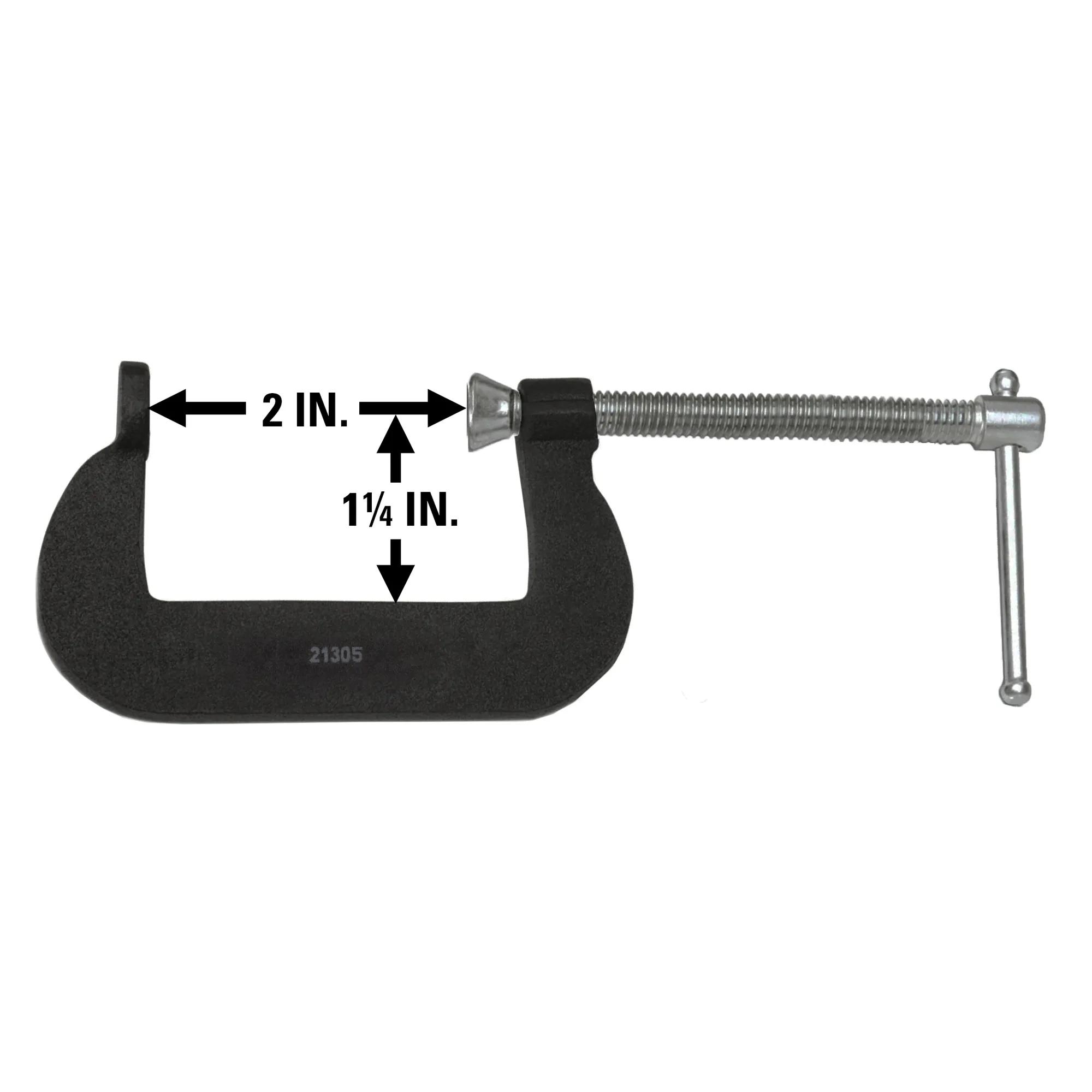 Forged Super-Junior C-Clamp 2 in. Opening Capacity