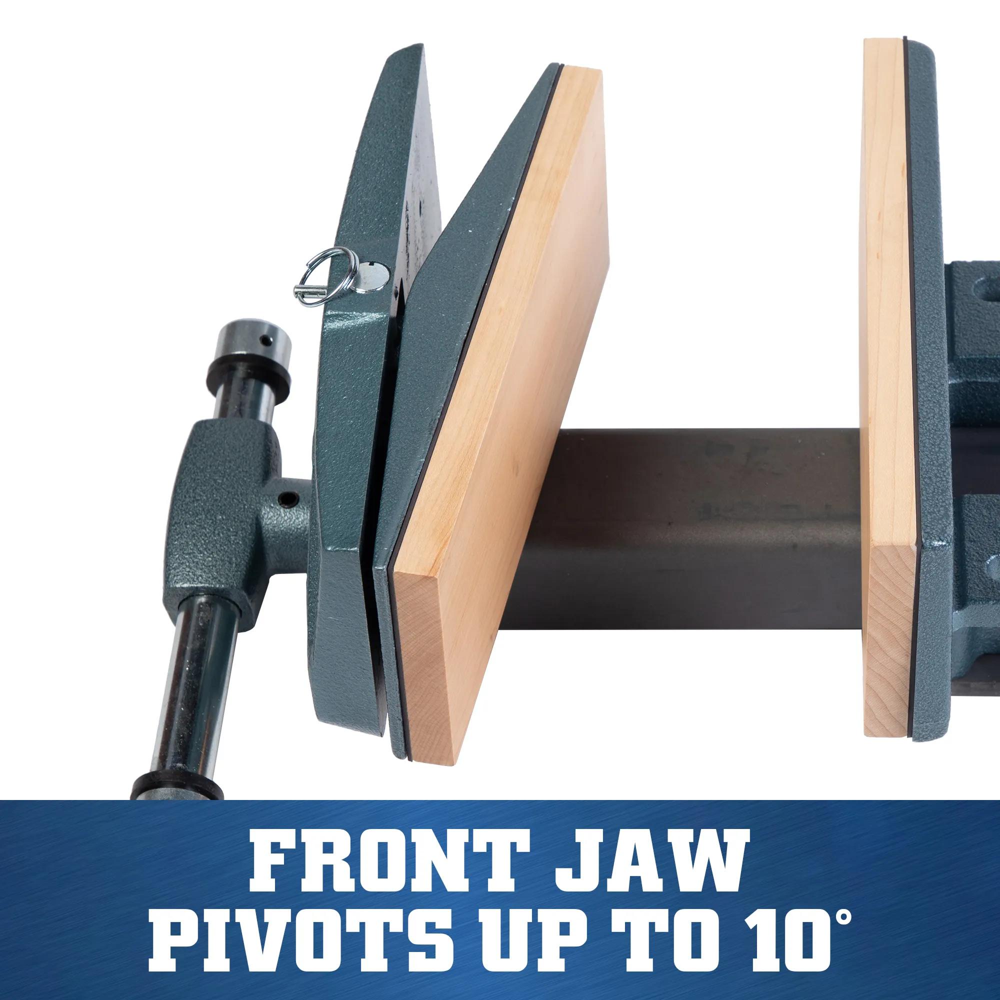 4 x 8 in. Rapid Acting Pivot Woodworkers Vise